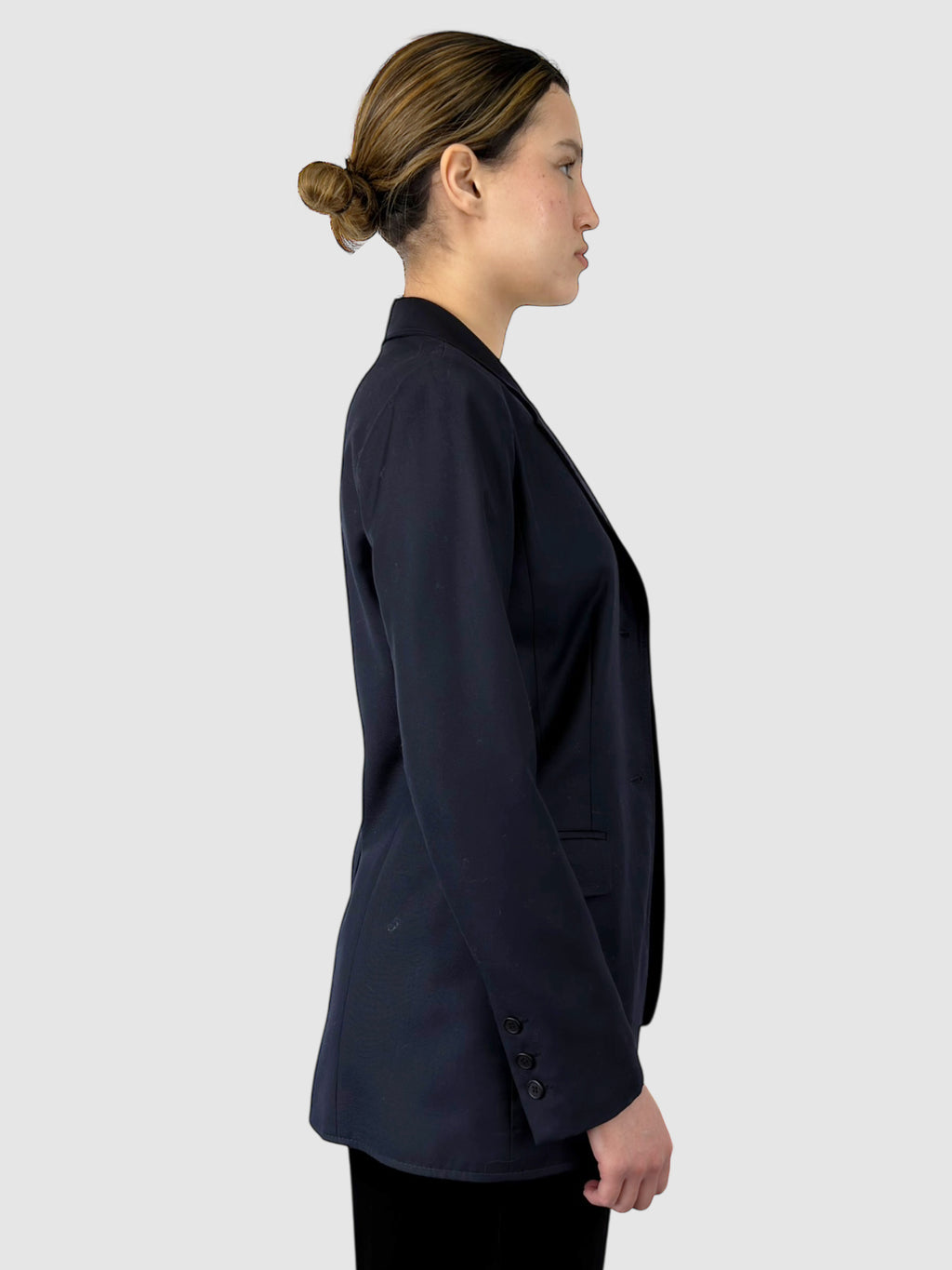 Wool Single-Breasted Blazer