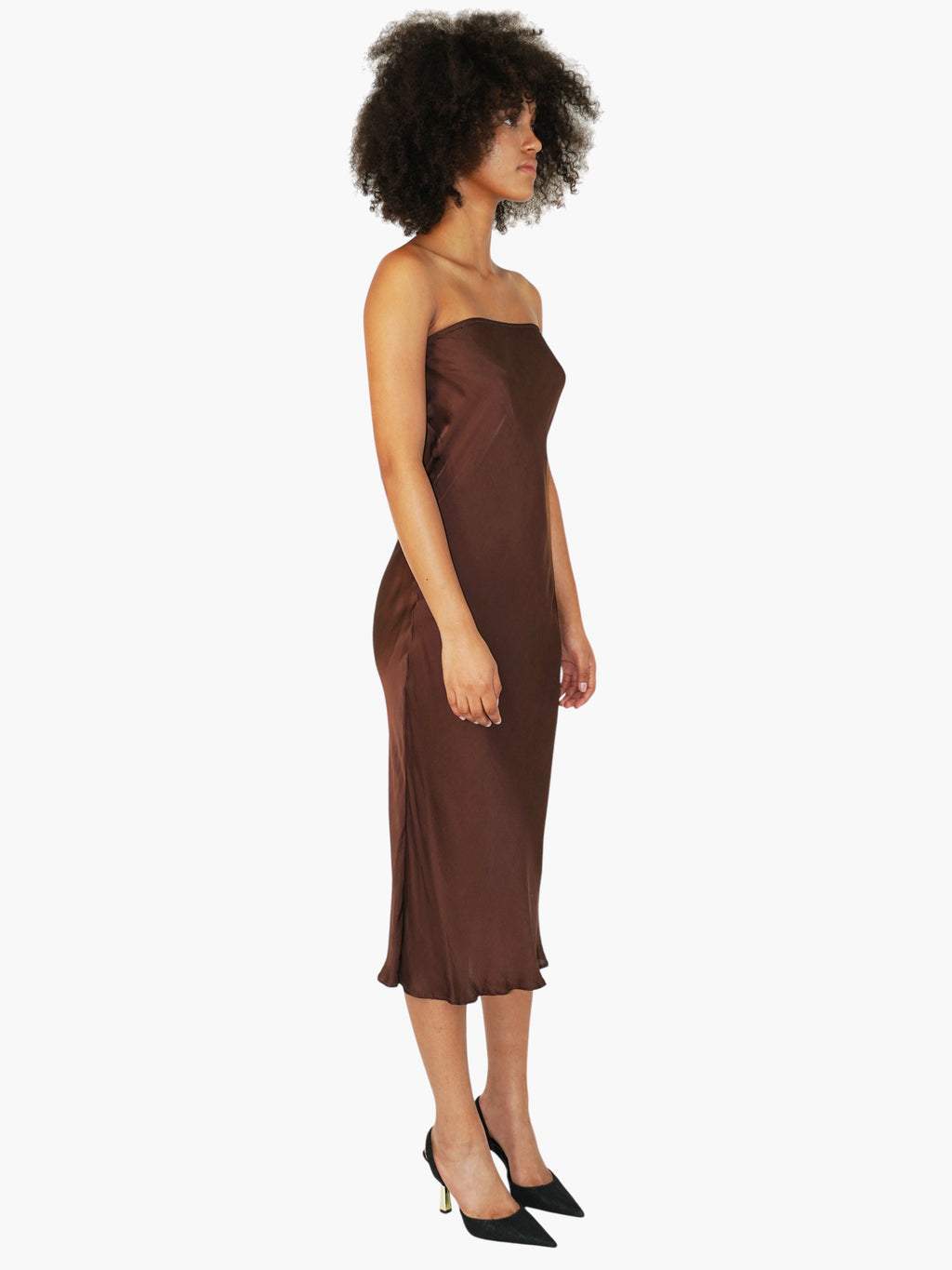 Strapless Midi Dress