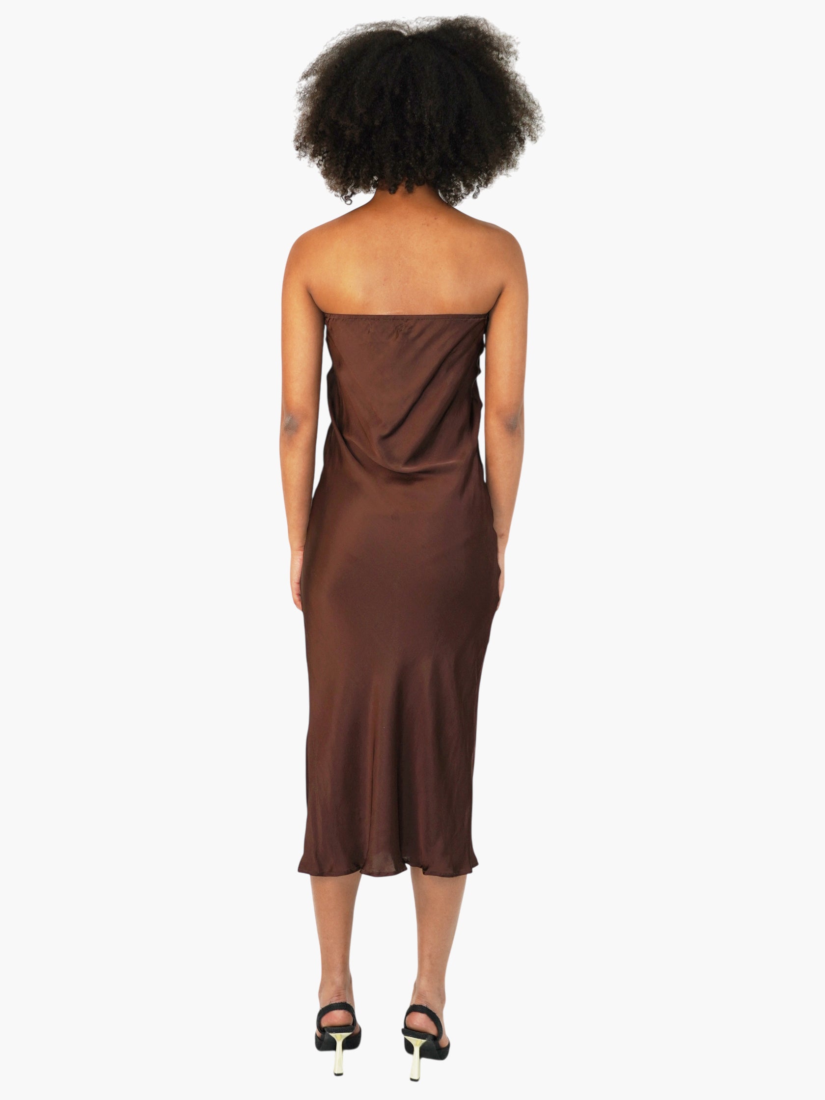 Strapless Midi Dress