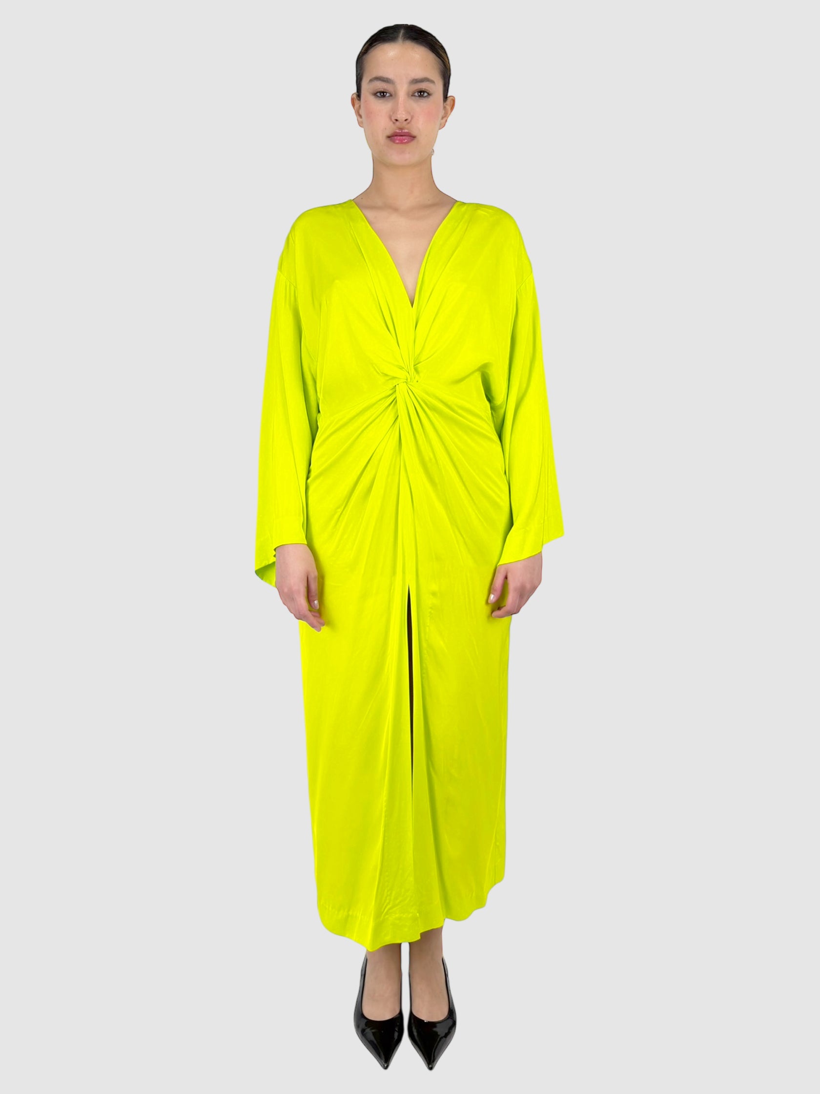 Twist-Front Maxi Dress