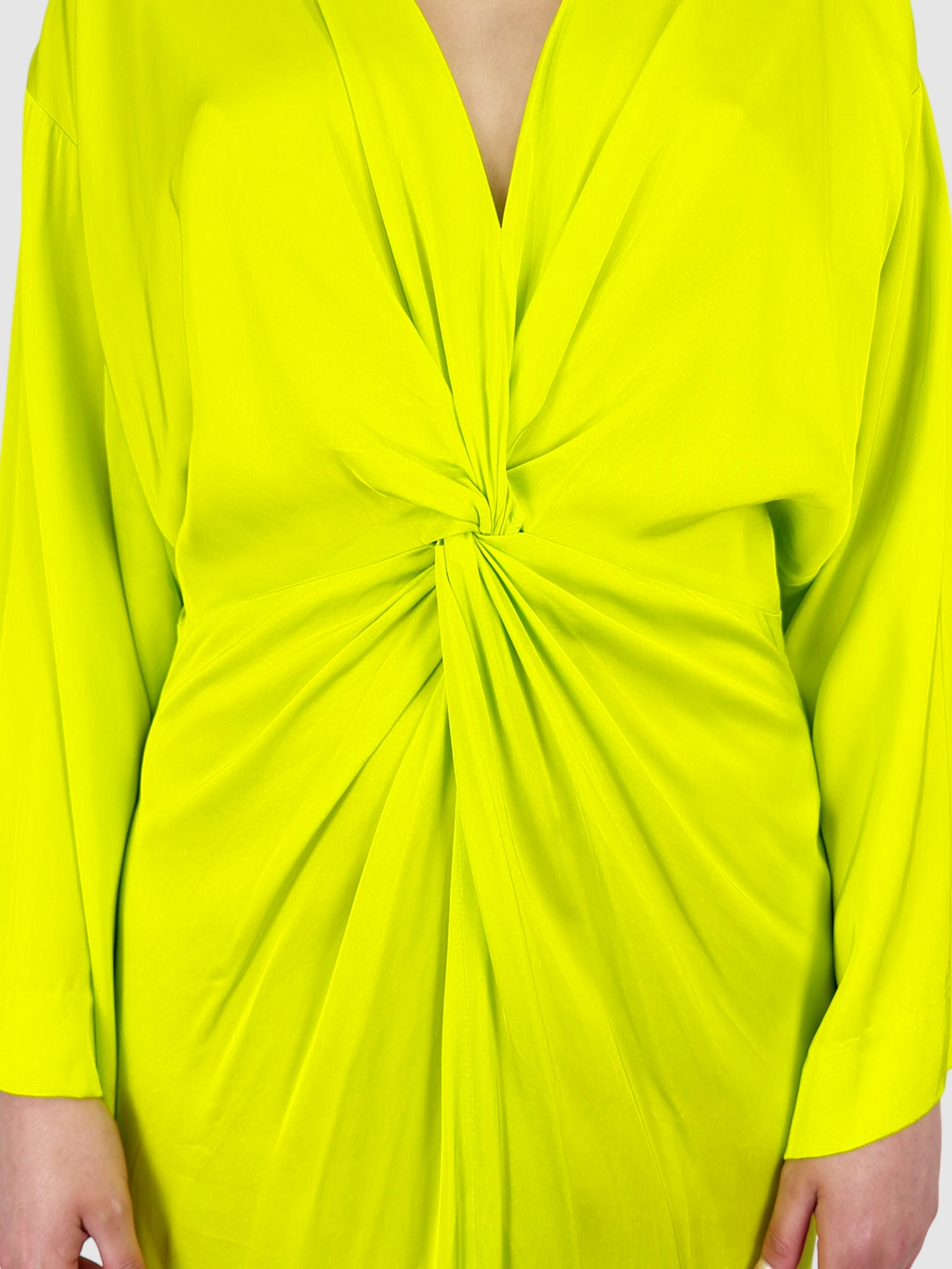 Twist-Front Maxi Dress