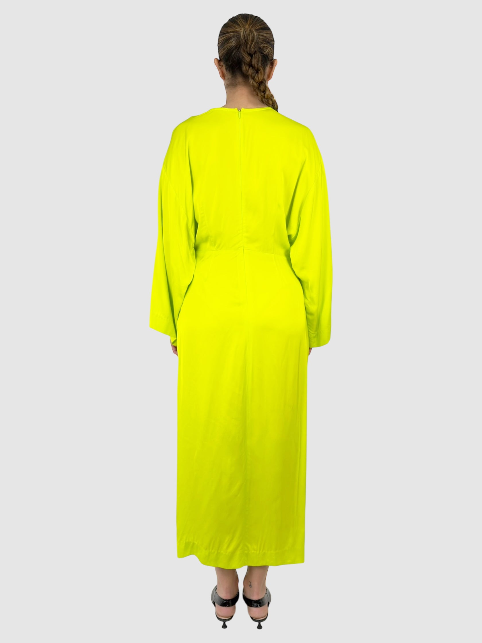 Twist-Front Maxi Dress