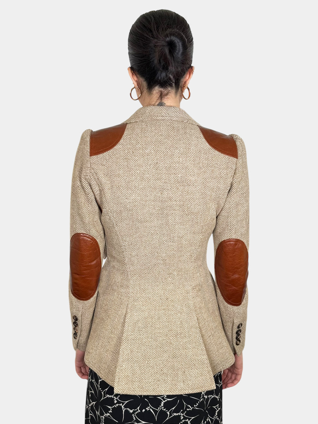 Wool Single-Breasted Blazer - Size 4