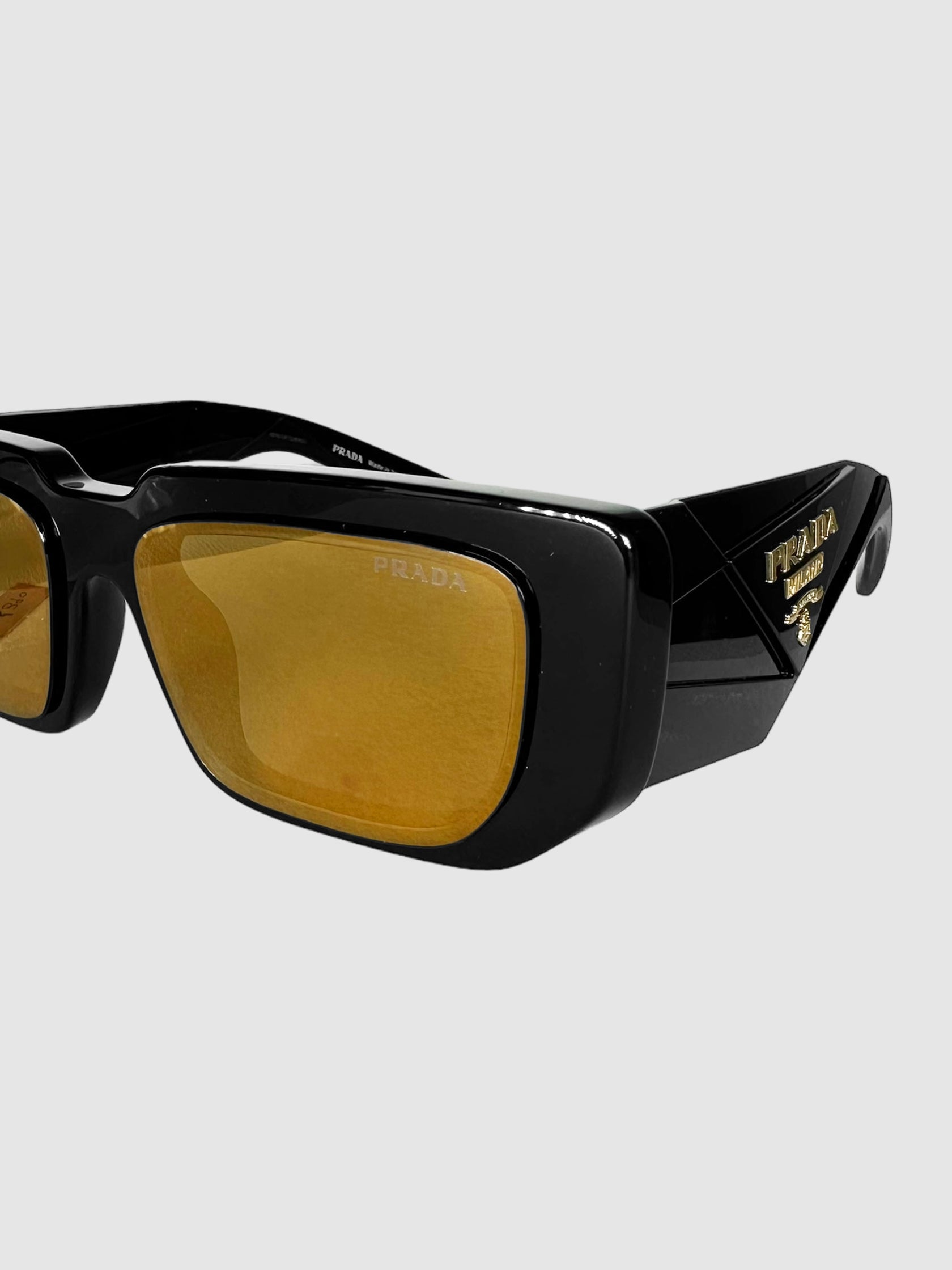 Rectangle Reflective Sunglasses