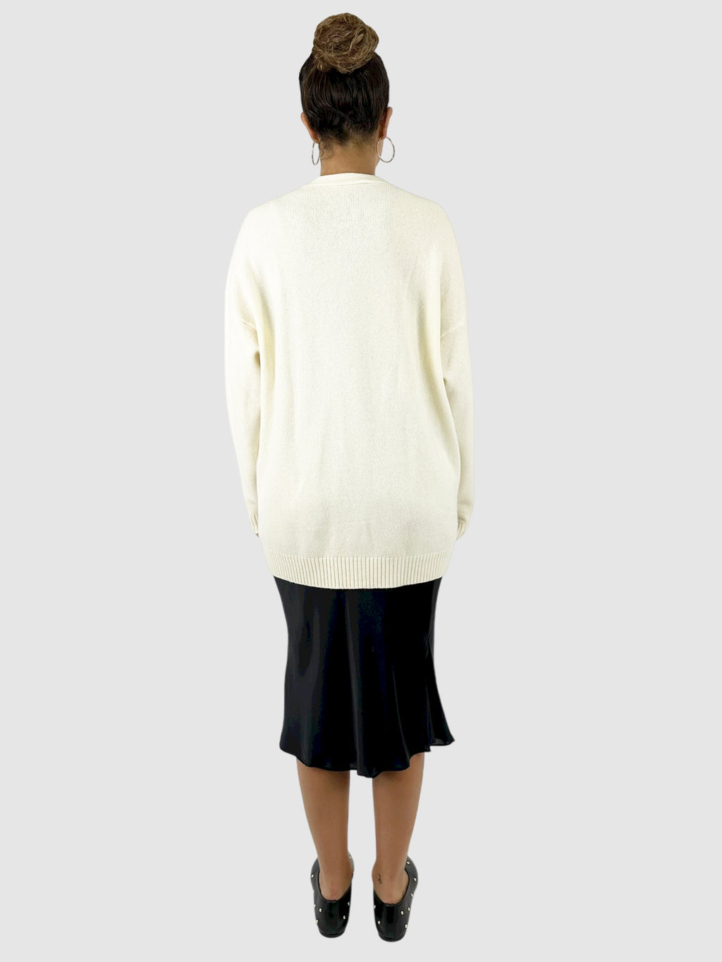 Wool Flower Cardigan
