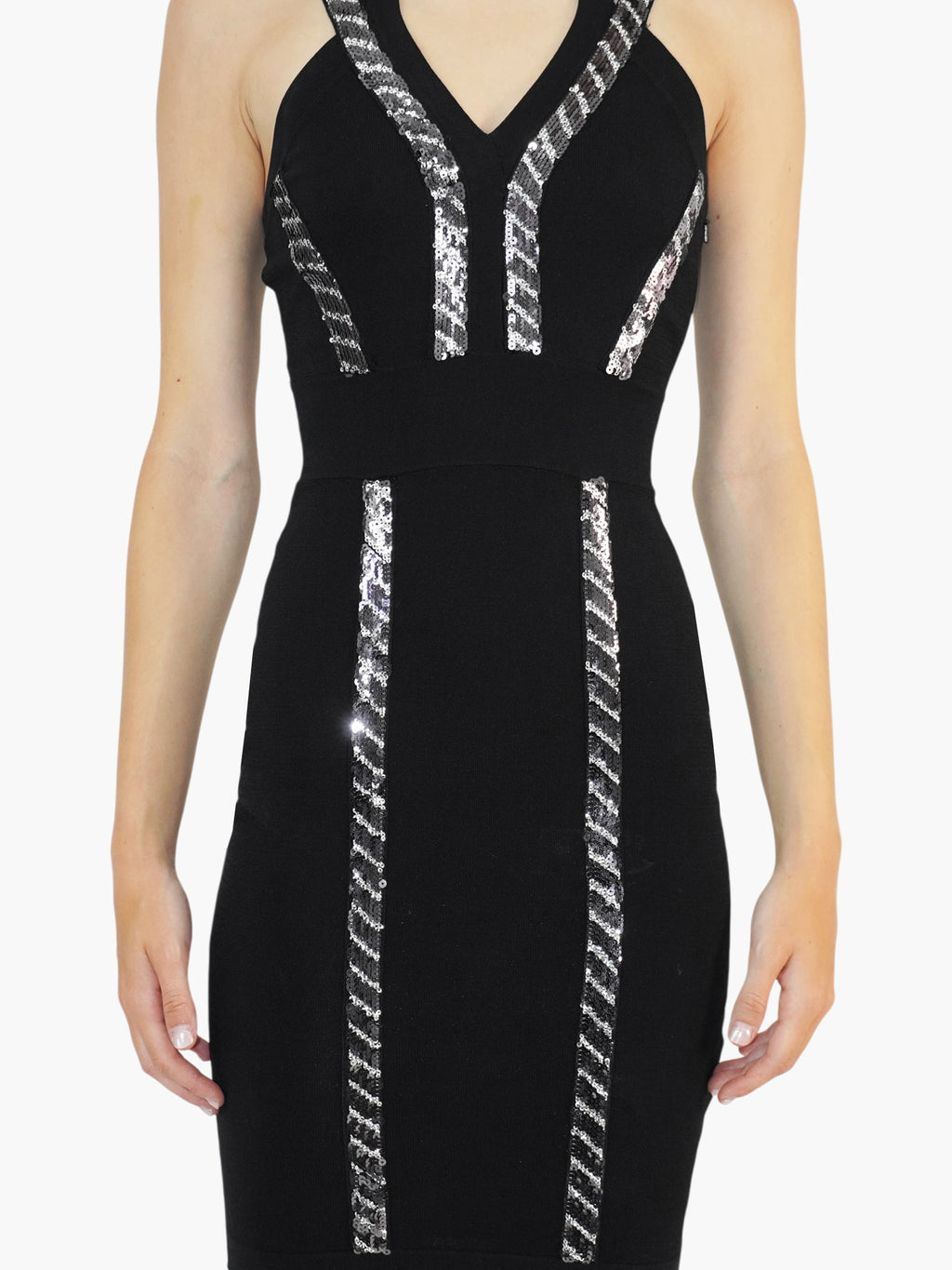 Sequinned Knit Dress