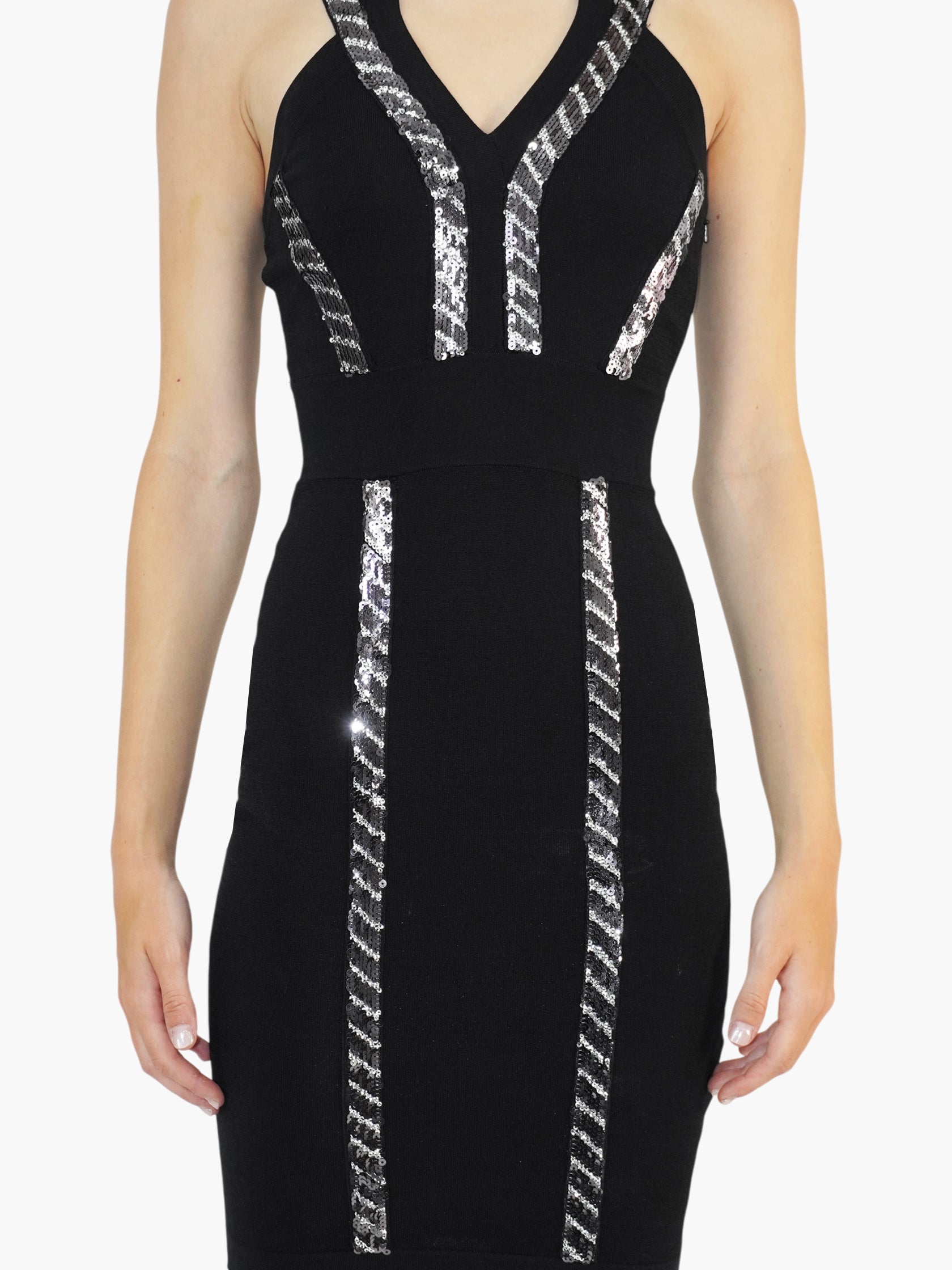 Sequinned Knit Dress