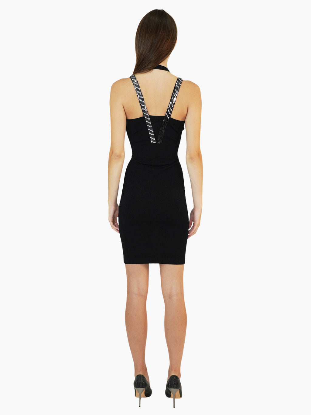 Sequinned Knit Dress