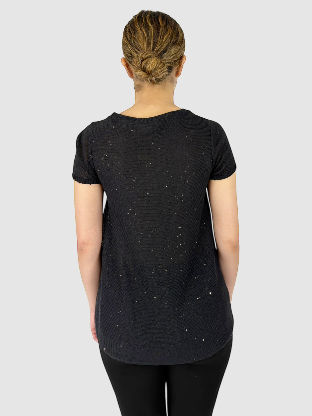 Silk Sequinned Top