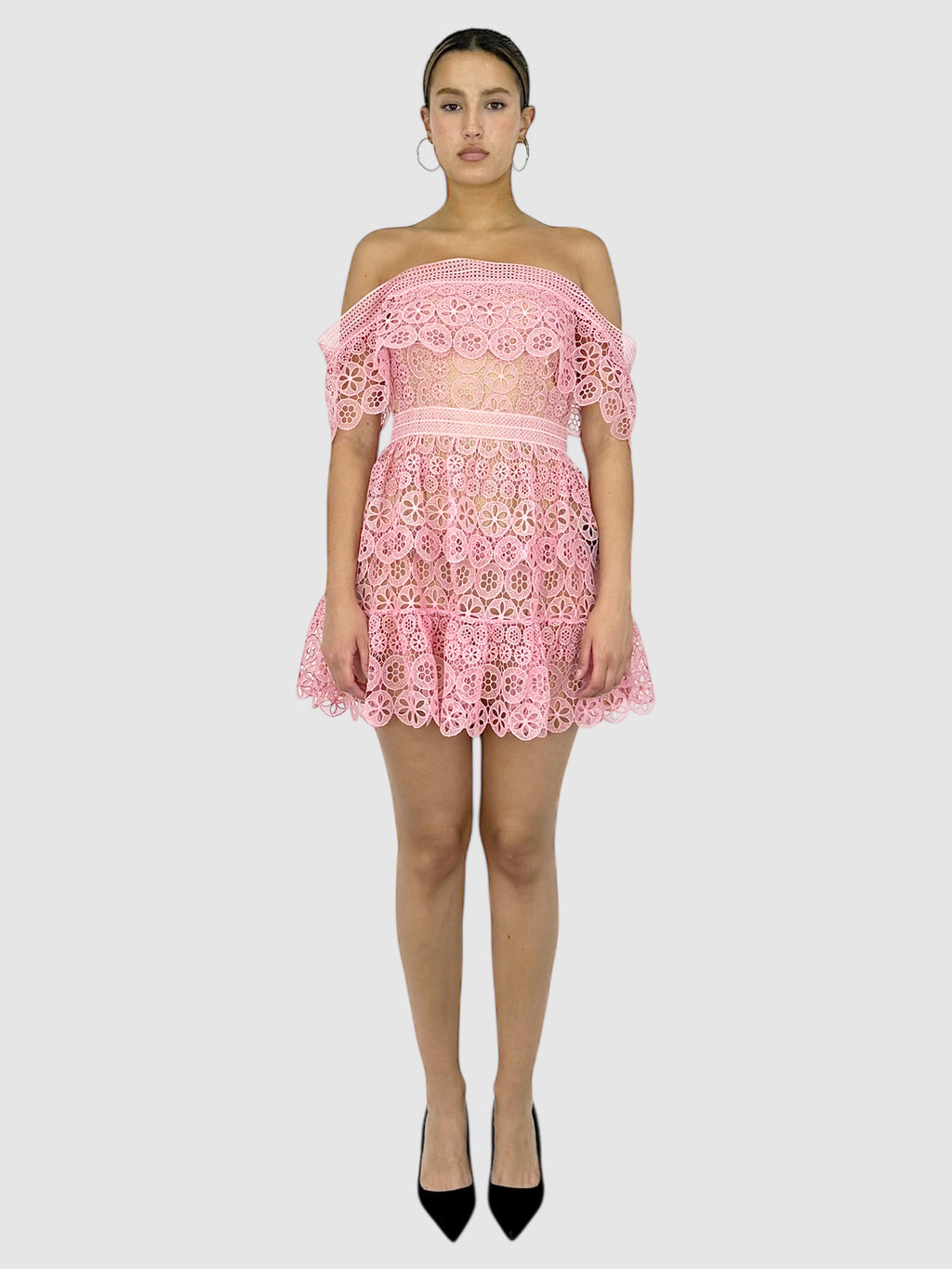 Guipure Lace Dress