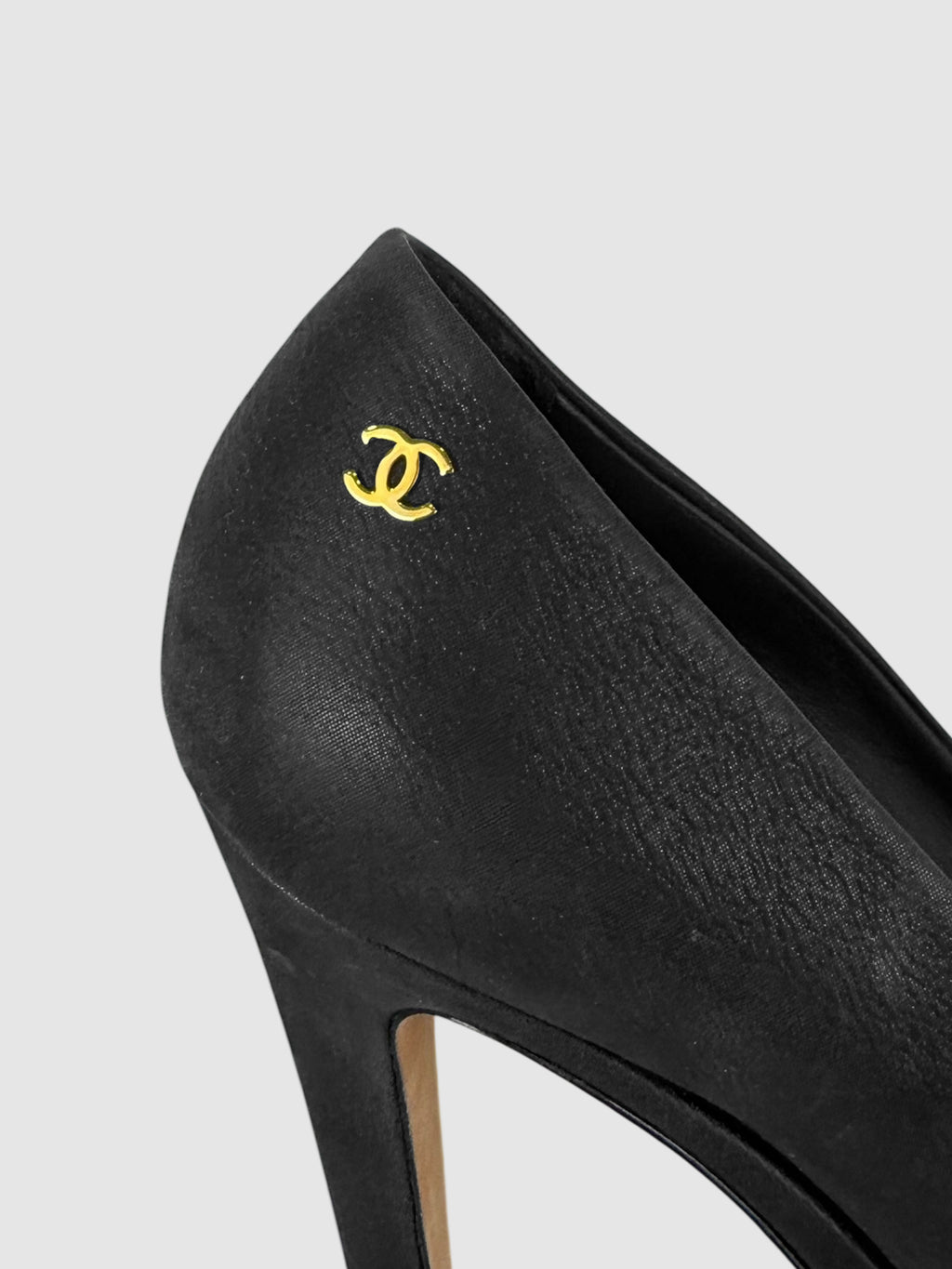 Leather Cap Toe Pumps