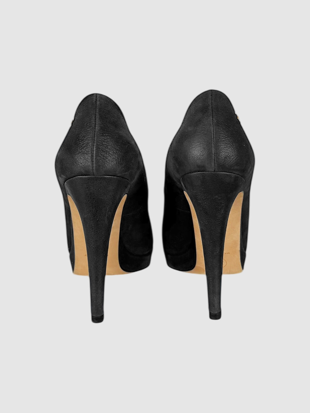Leather Cap Toe Pumps