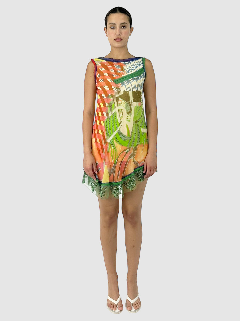 Asymmetrical Mini Dress