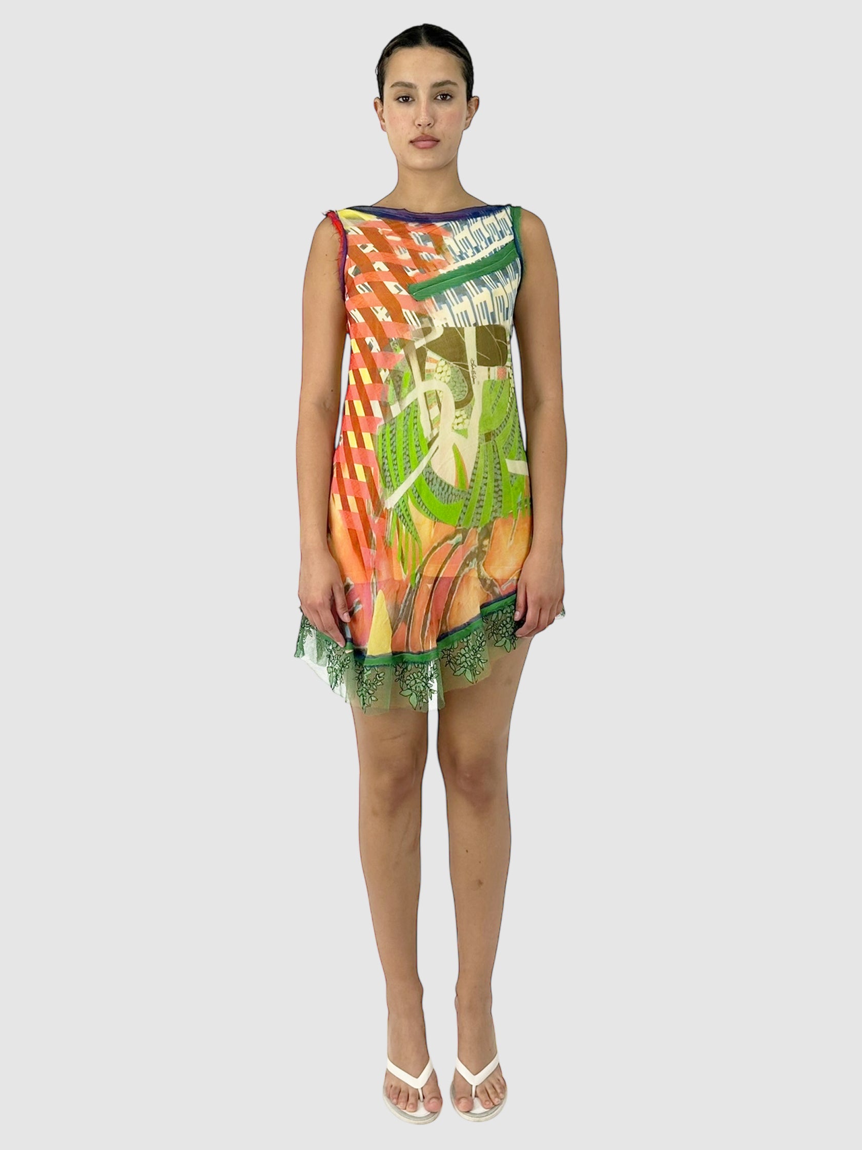 Asymmetrical Mini Dress