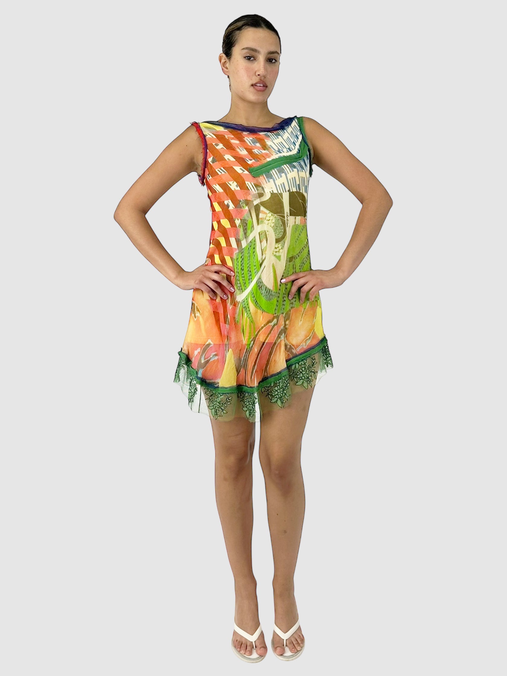 Asymmetrical Mini Dress