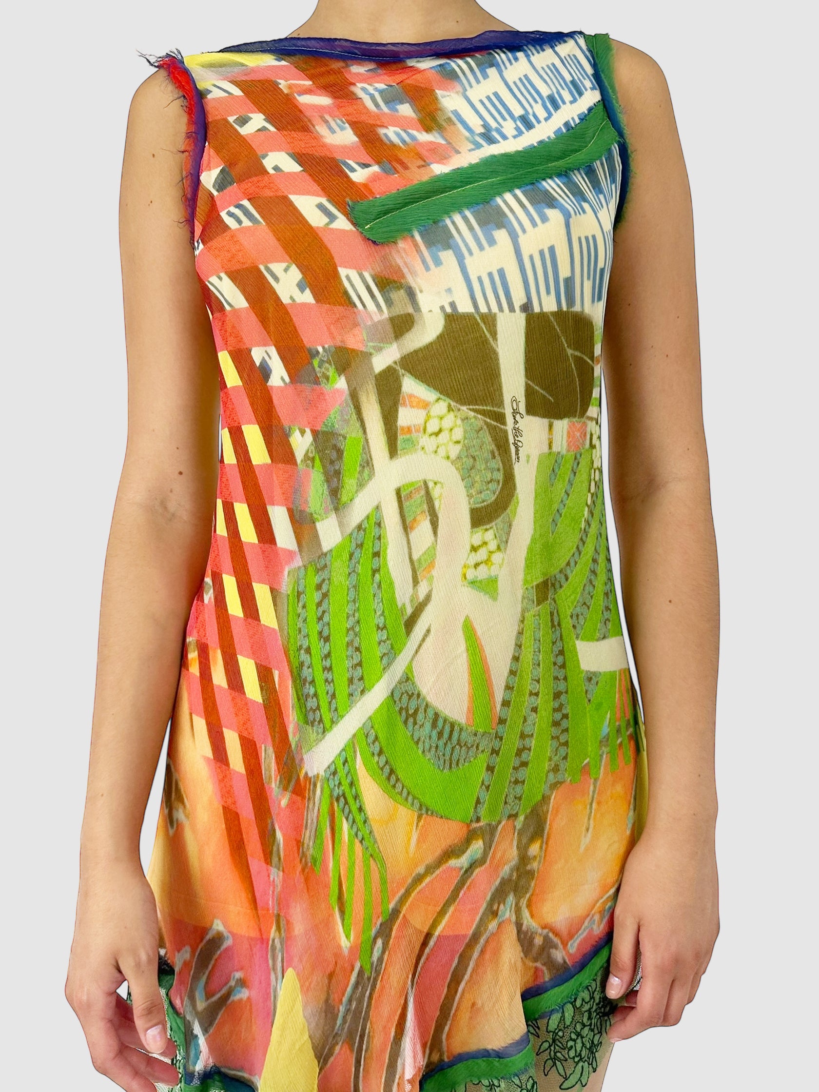 Asymmetrical Mini Dress