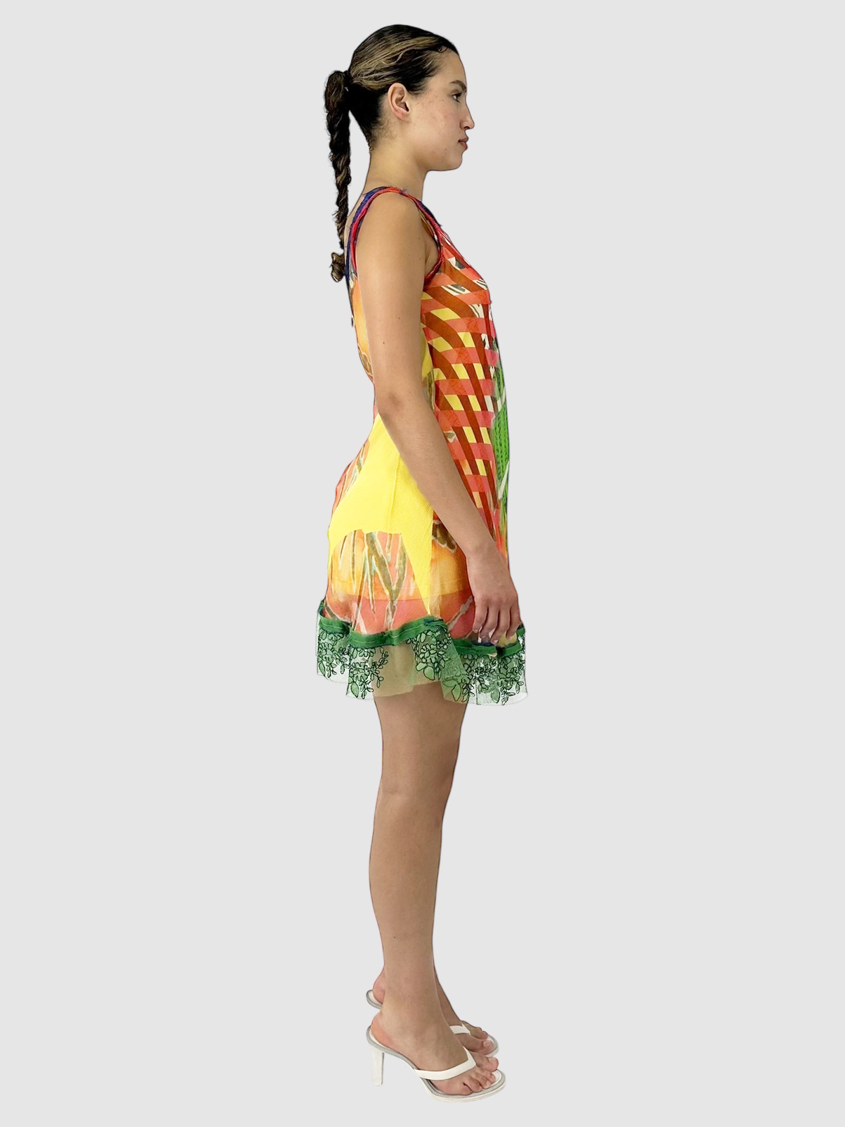 Asymmetrical Mini Dress