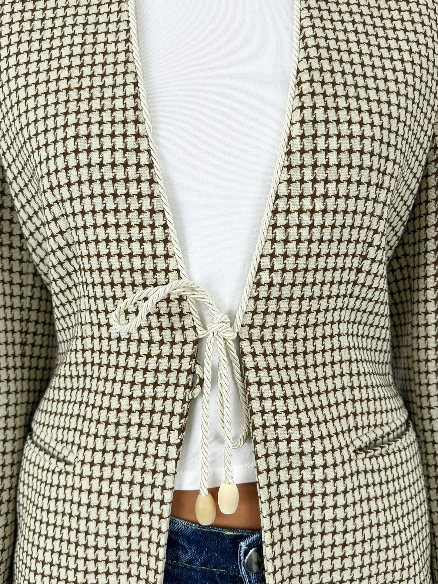 Star-Printed Blazer