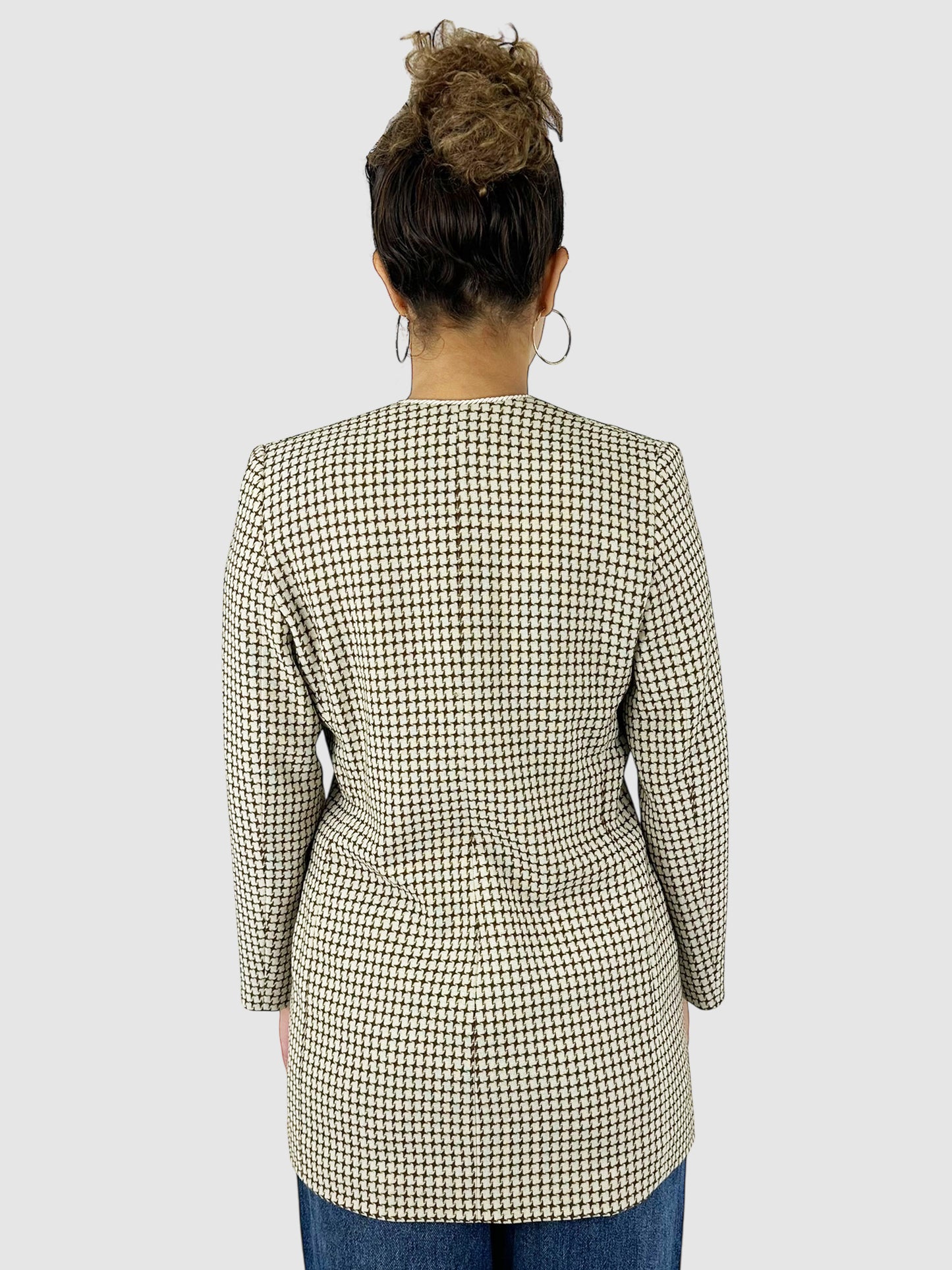 Star-Printed Blazer