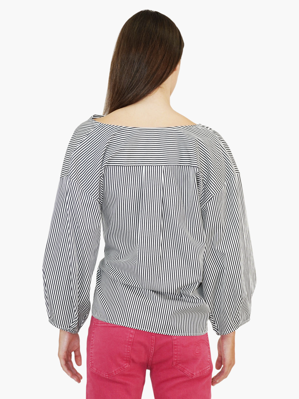 Striped Belted Top