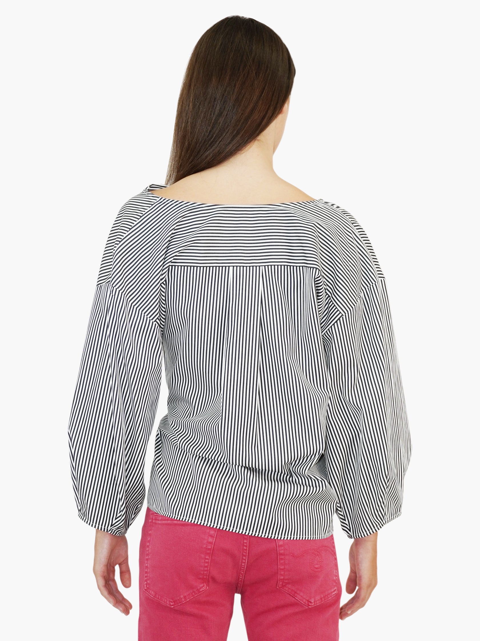 Striped Belted Top