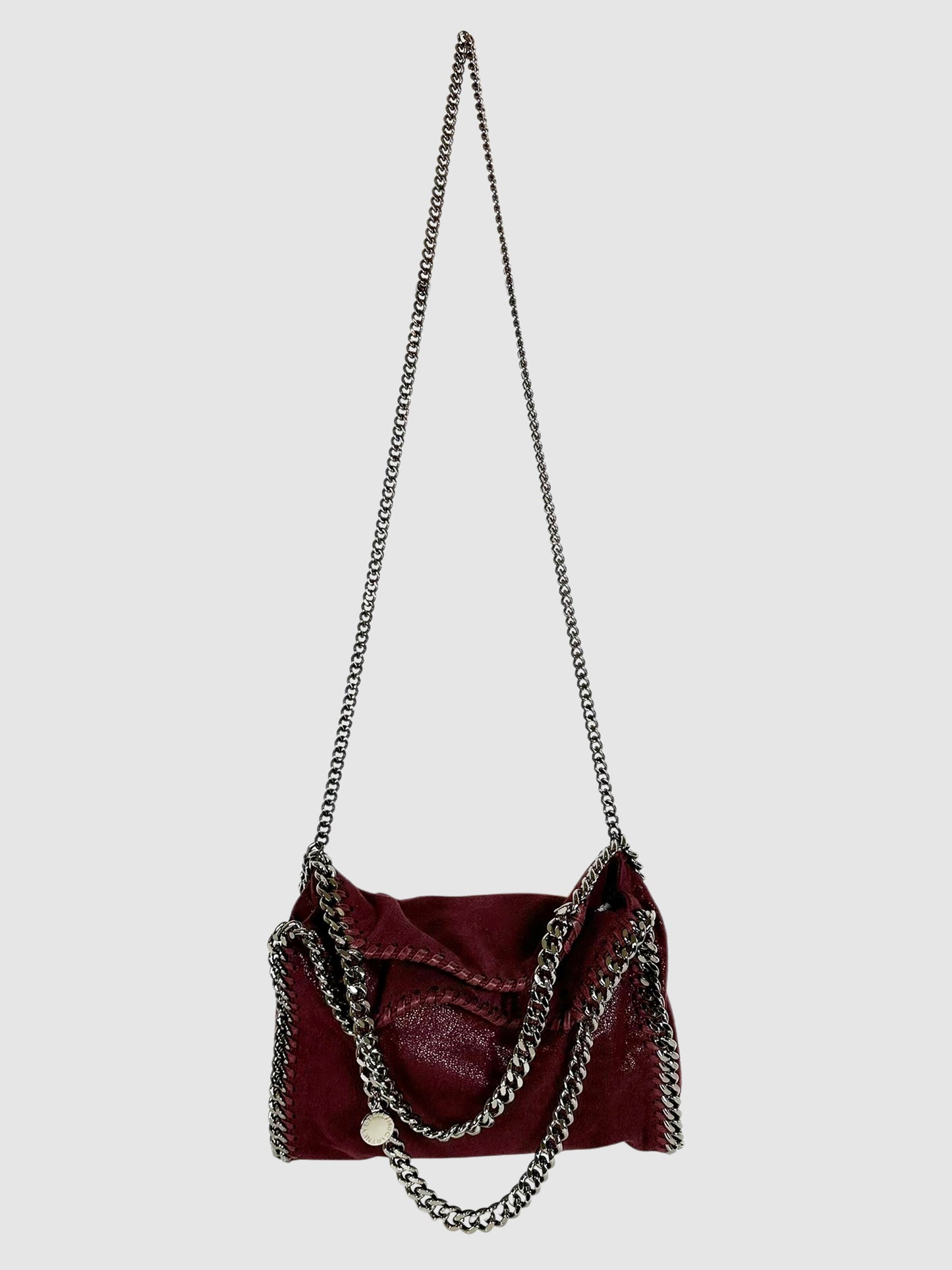 Mini Faux Suede Falabella Bag