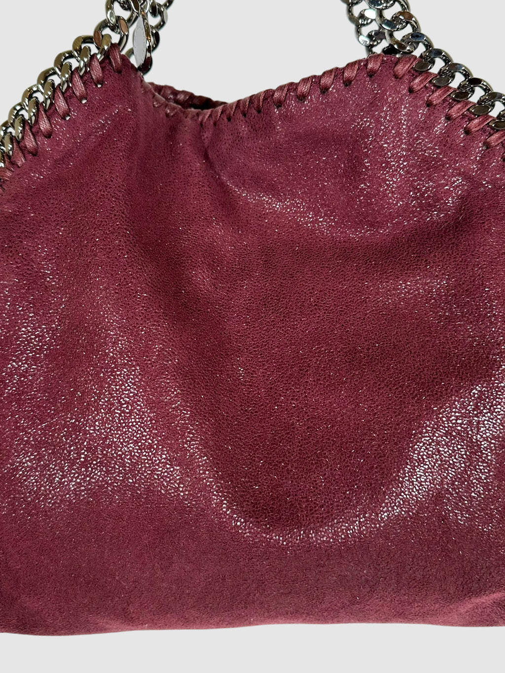 Mini Faux Suede Falabella Bag