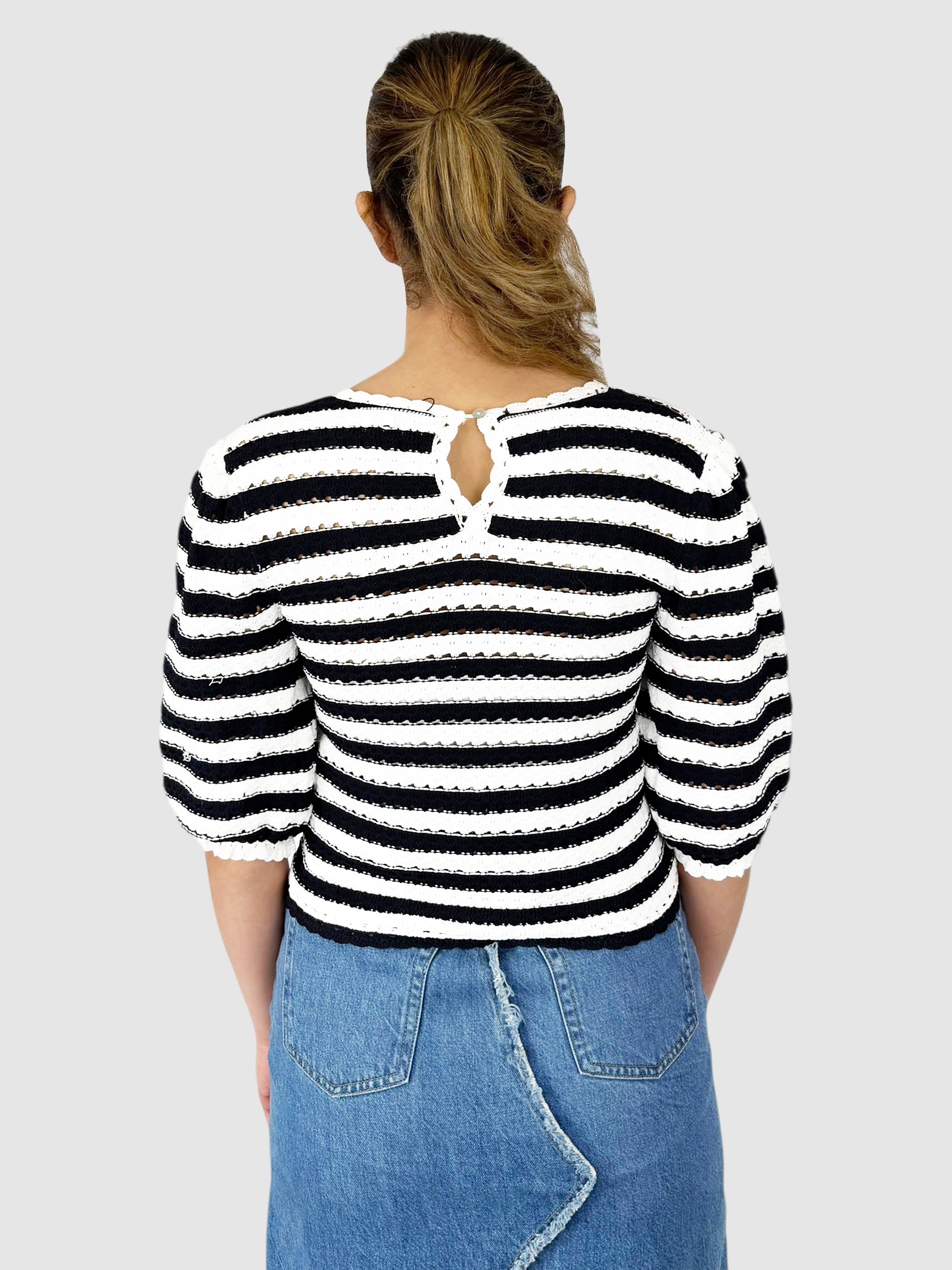 Crochet-Effect Top