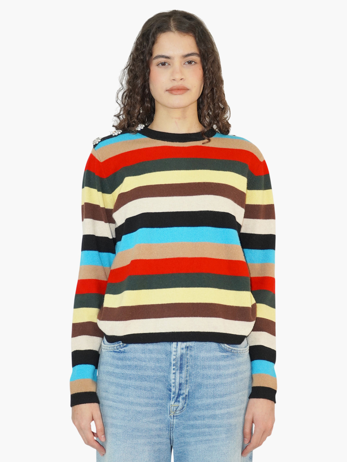 Cashmere Stripe Sweater