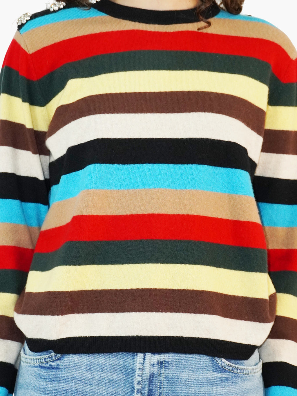 Cashmere Stripe Sweater