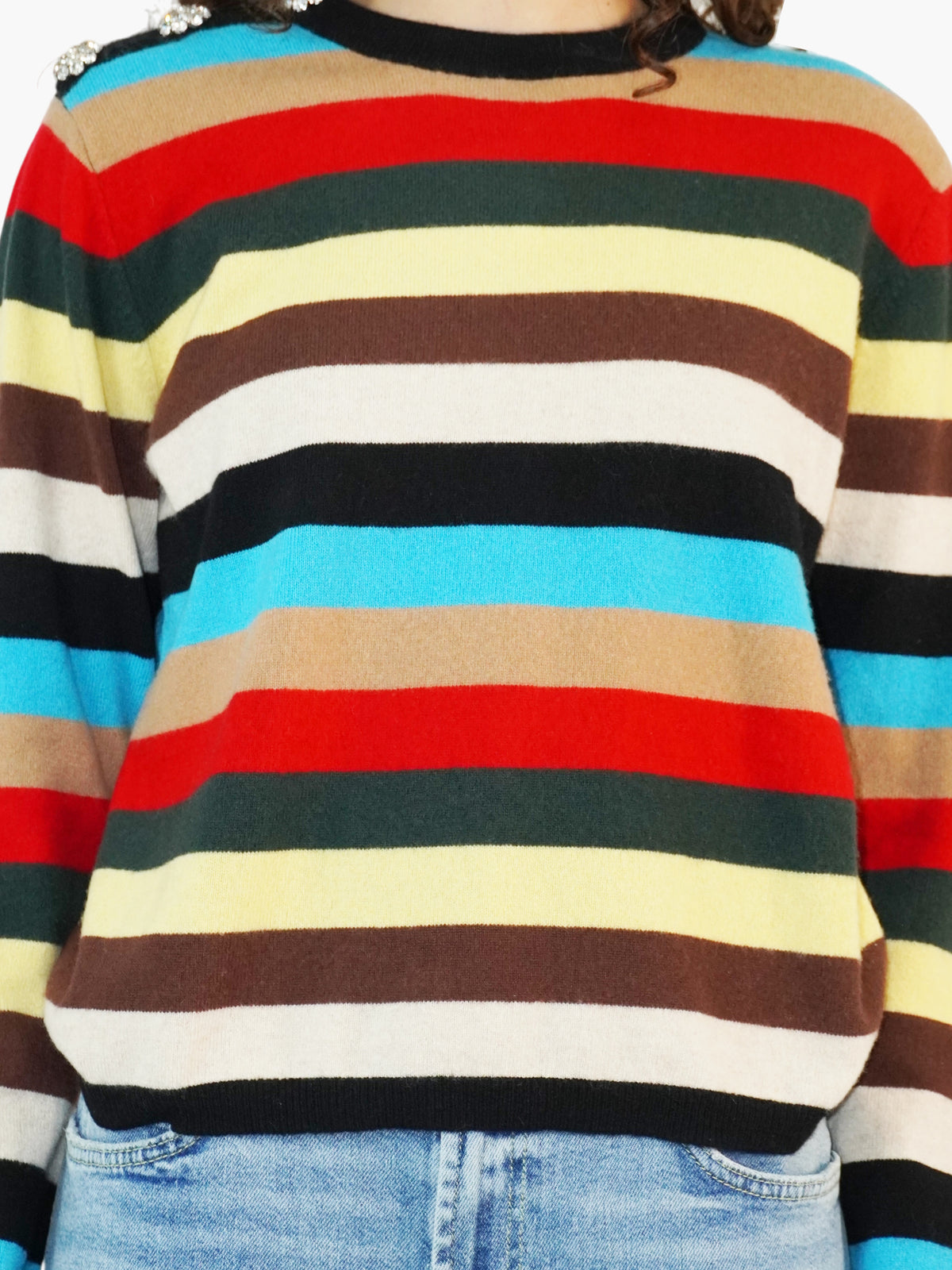 Cashmere Stripe Sweater