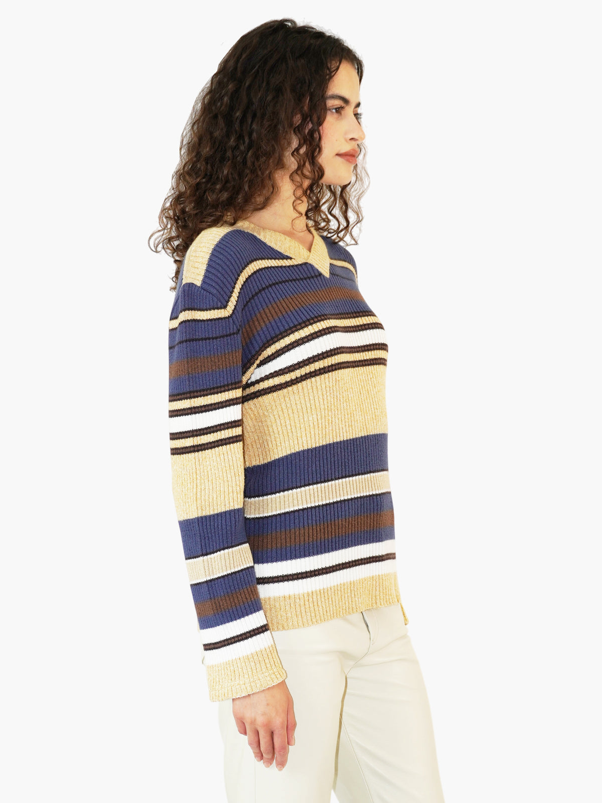 Ribbed Stripe Sweater