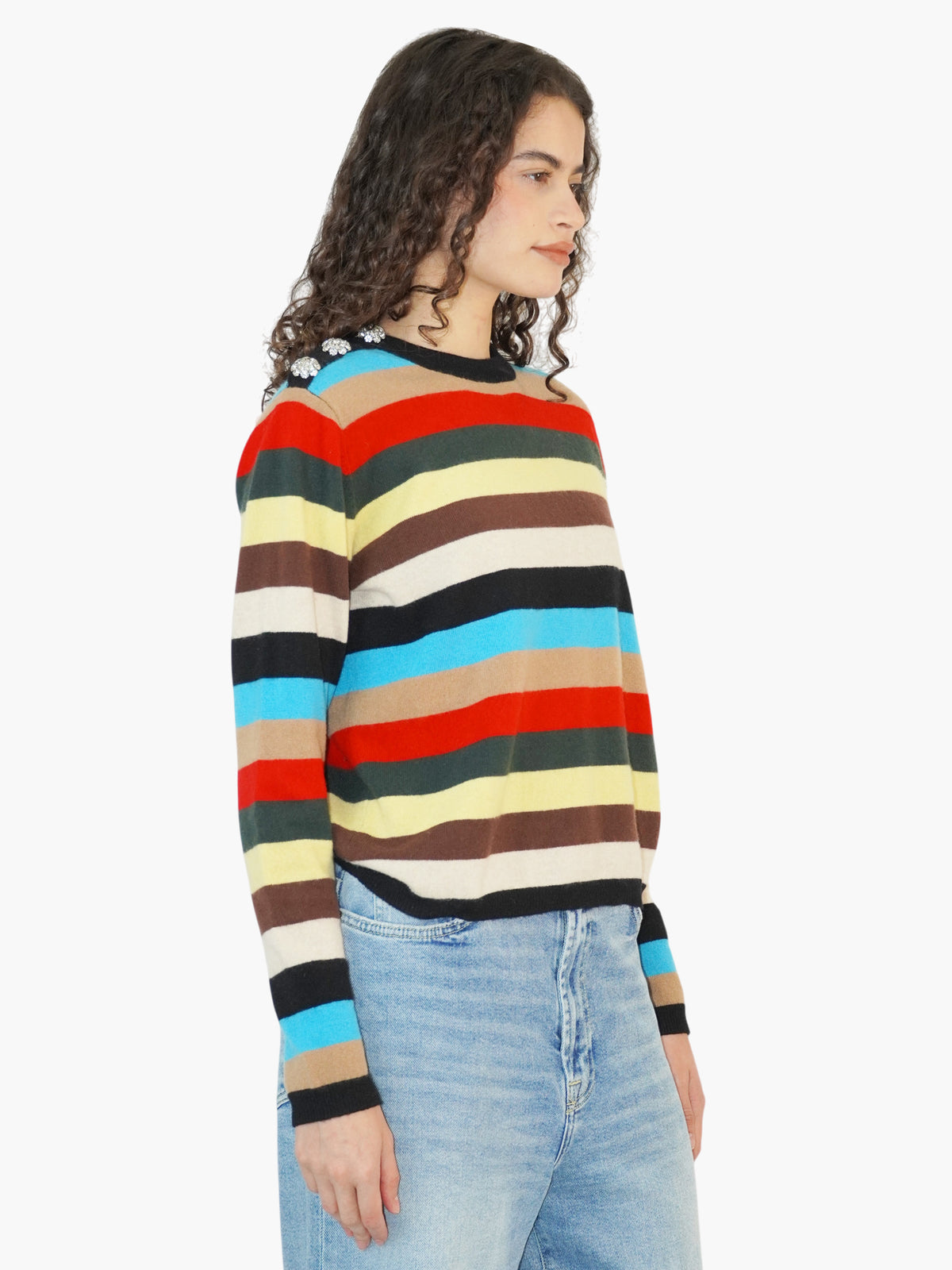 Cashmere Stripe Sweater