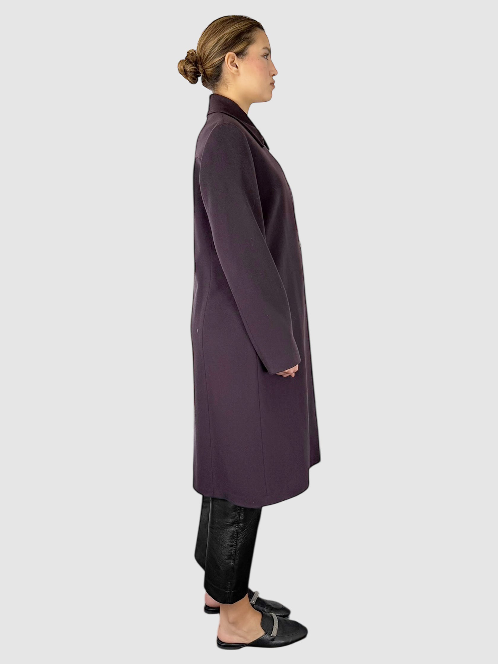 Wool Single-Breasted Coat