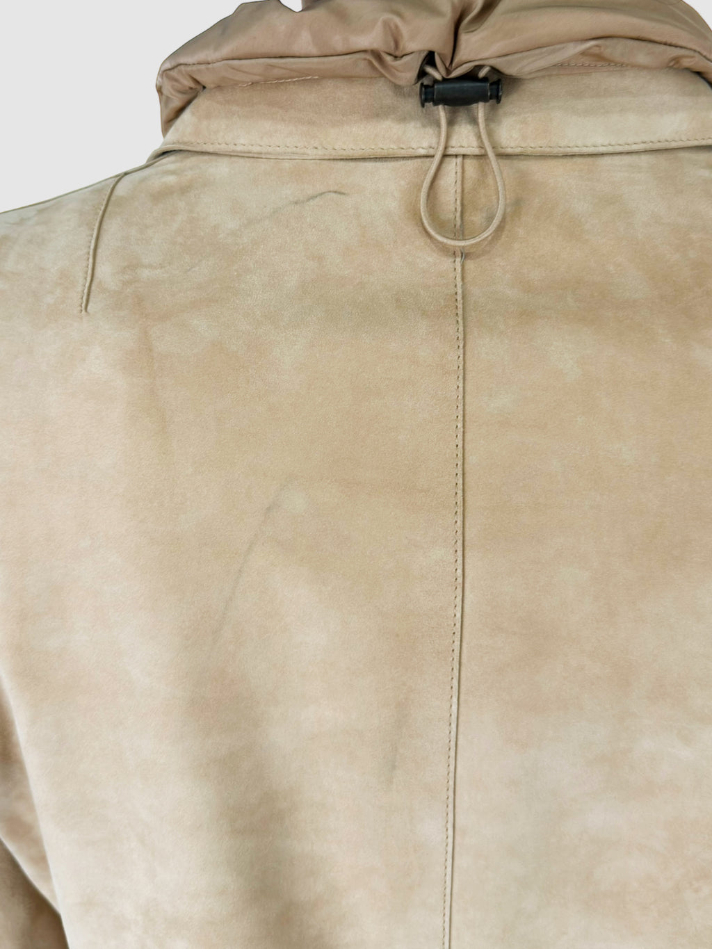 Suede Single-Breasted Blazer