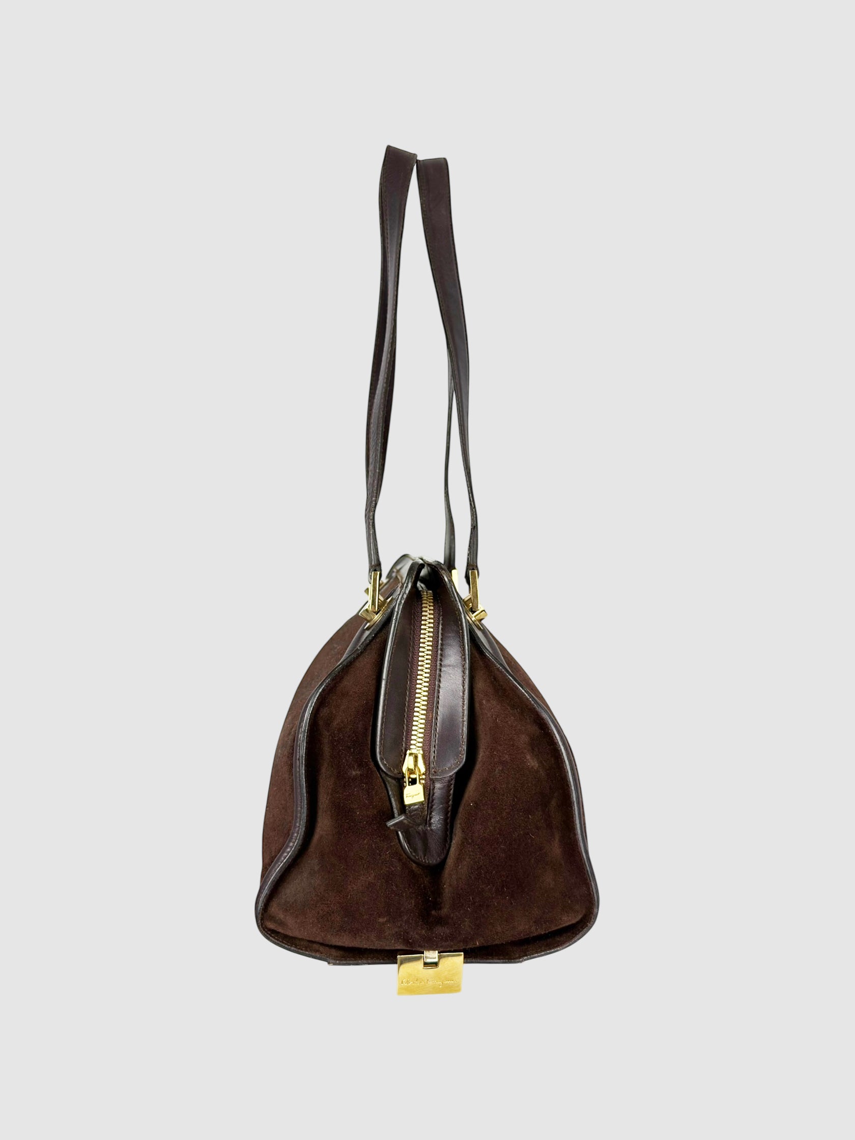 Suede Shoulder Bag