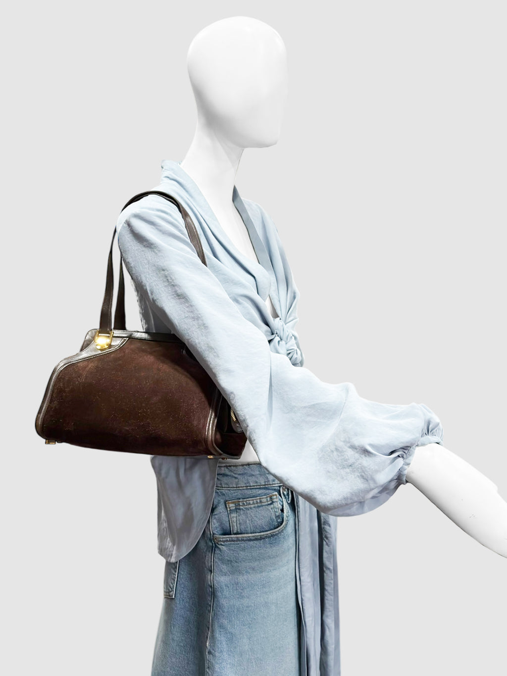 Suede Shoulder Bag