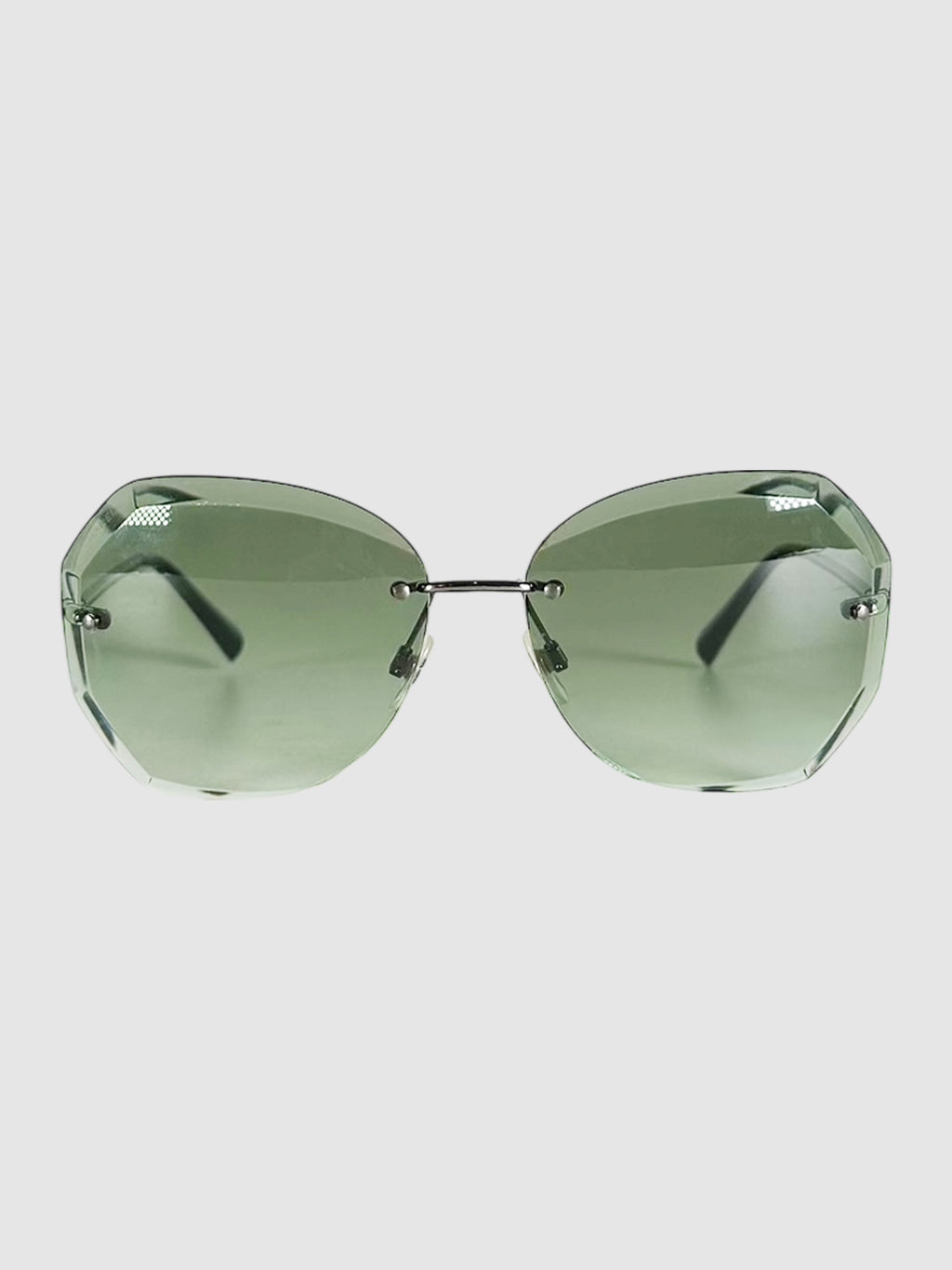 Rimless Hexagon Sunglasses