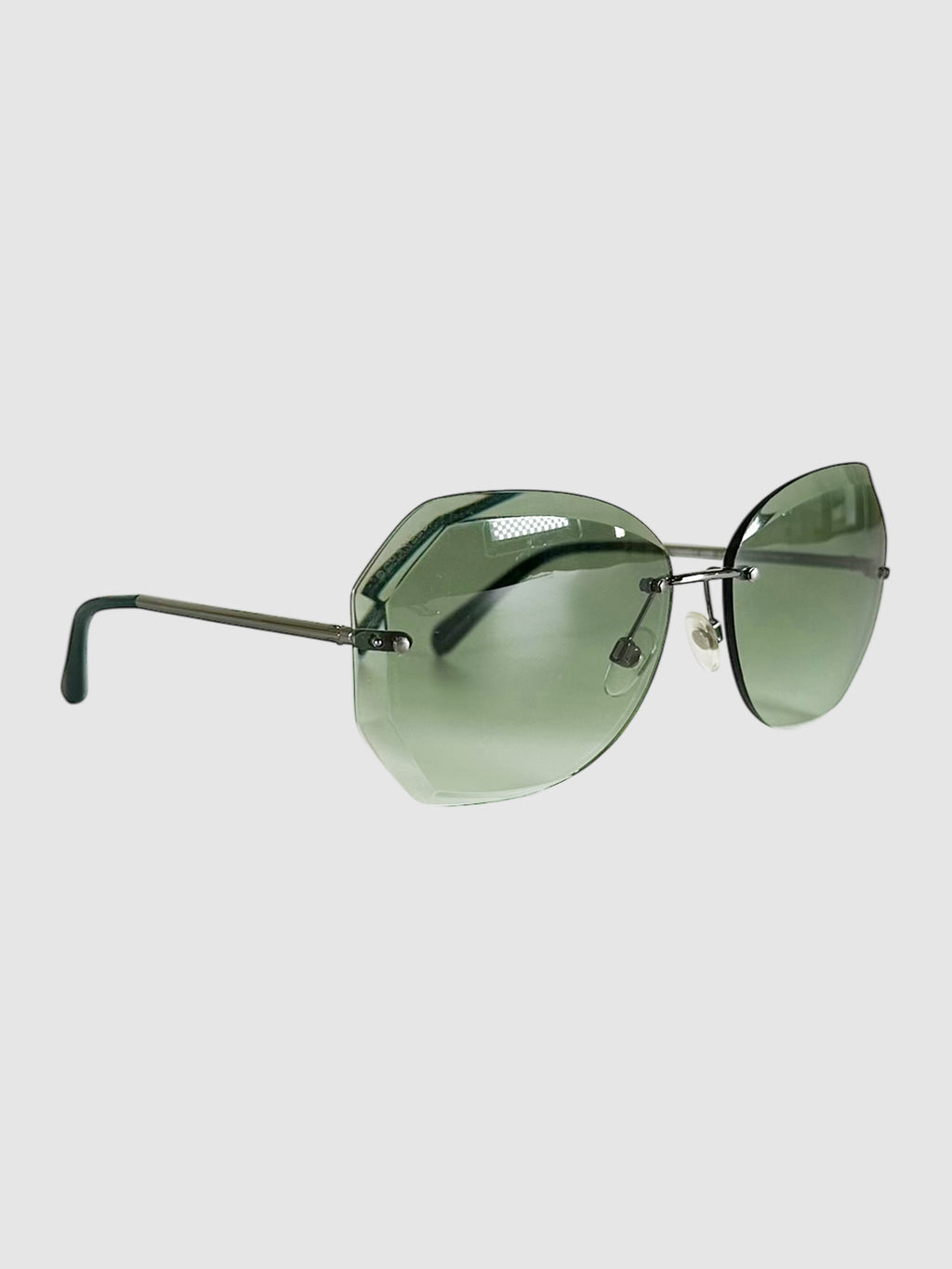 Rimless Hexagon Sunglasses