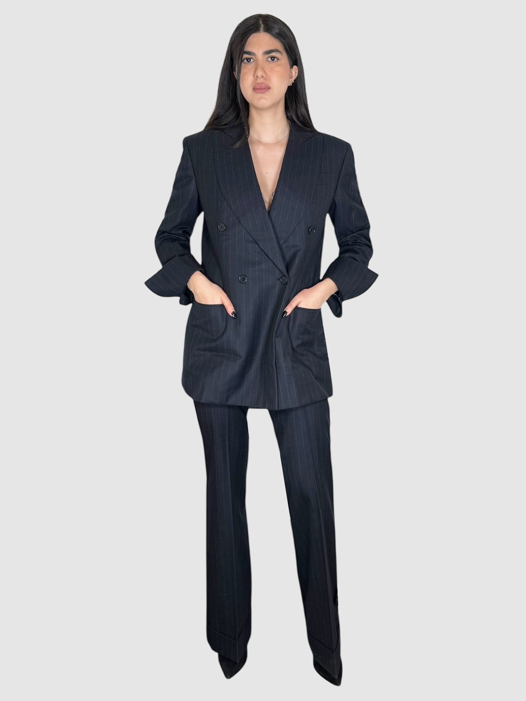 Pinstripe 2-Piece Set