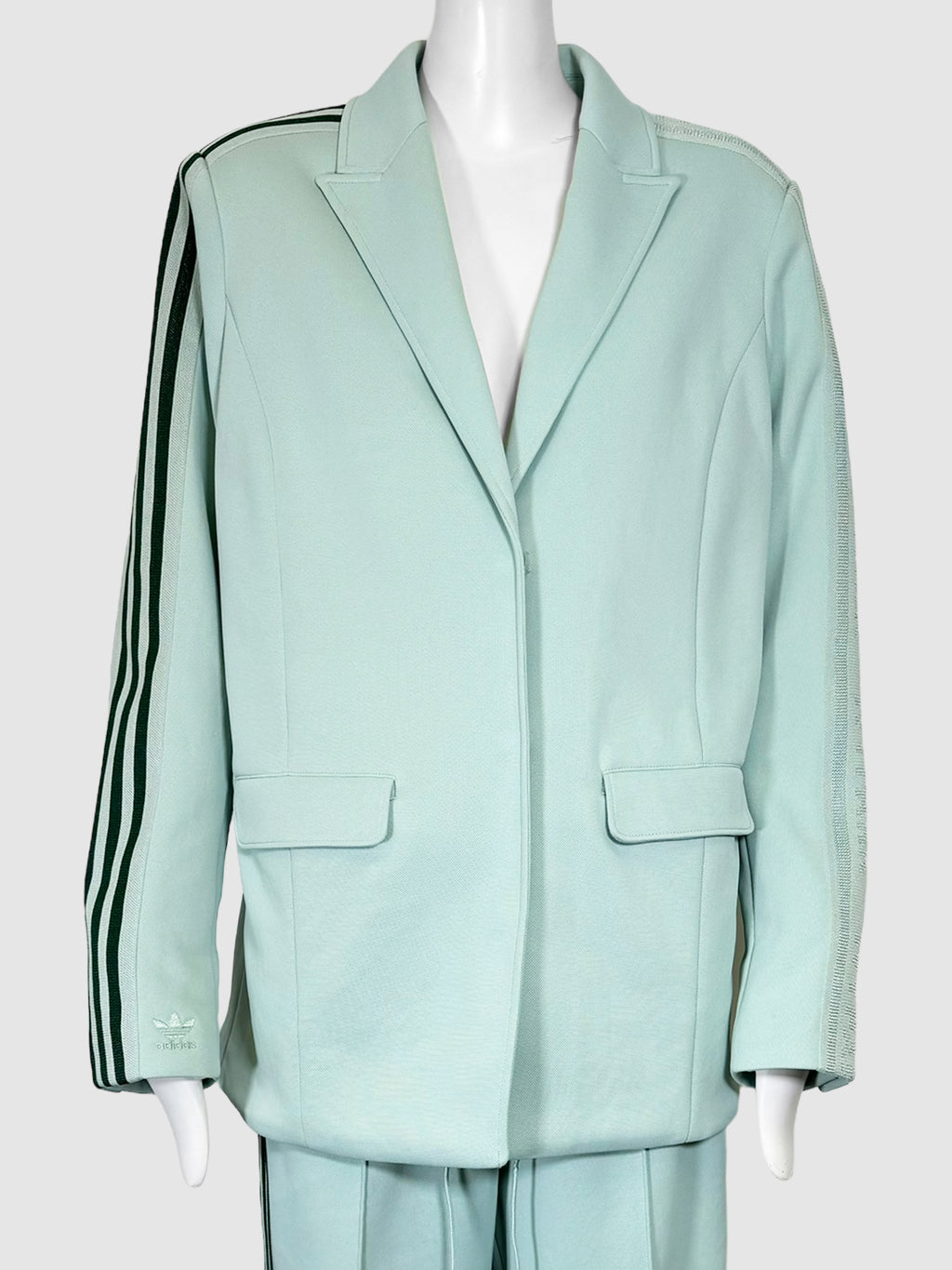 Three Stripe Piqué Two-Piece Set - Size 44