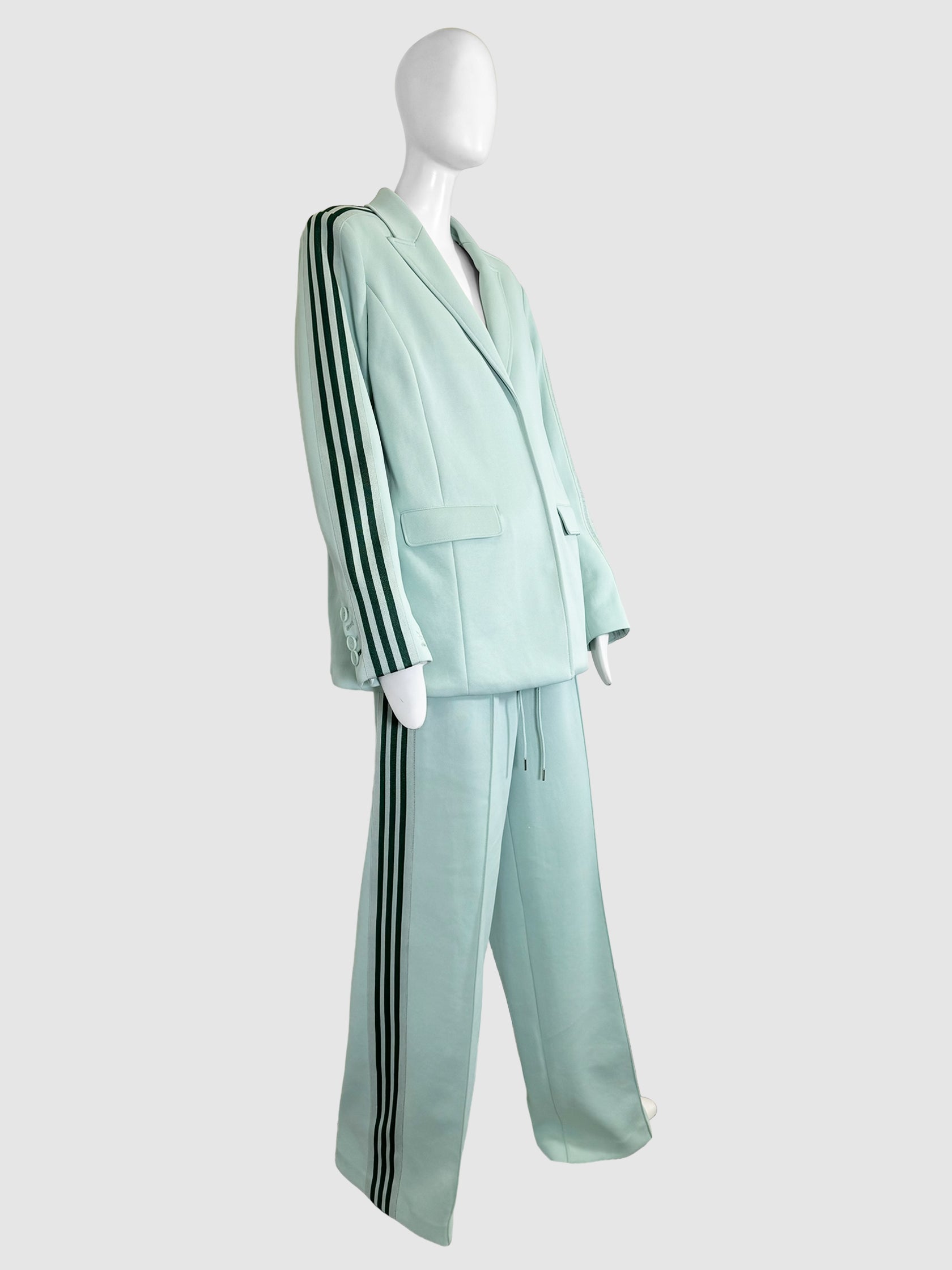 Three Stripe Piqué Two-Piece Set - Size 44