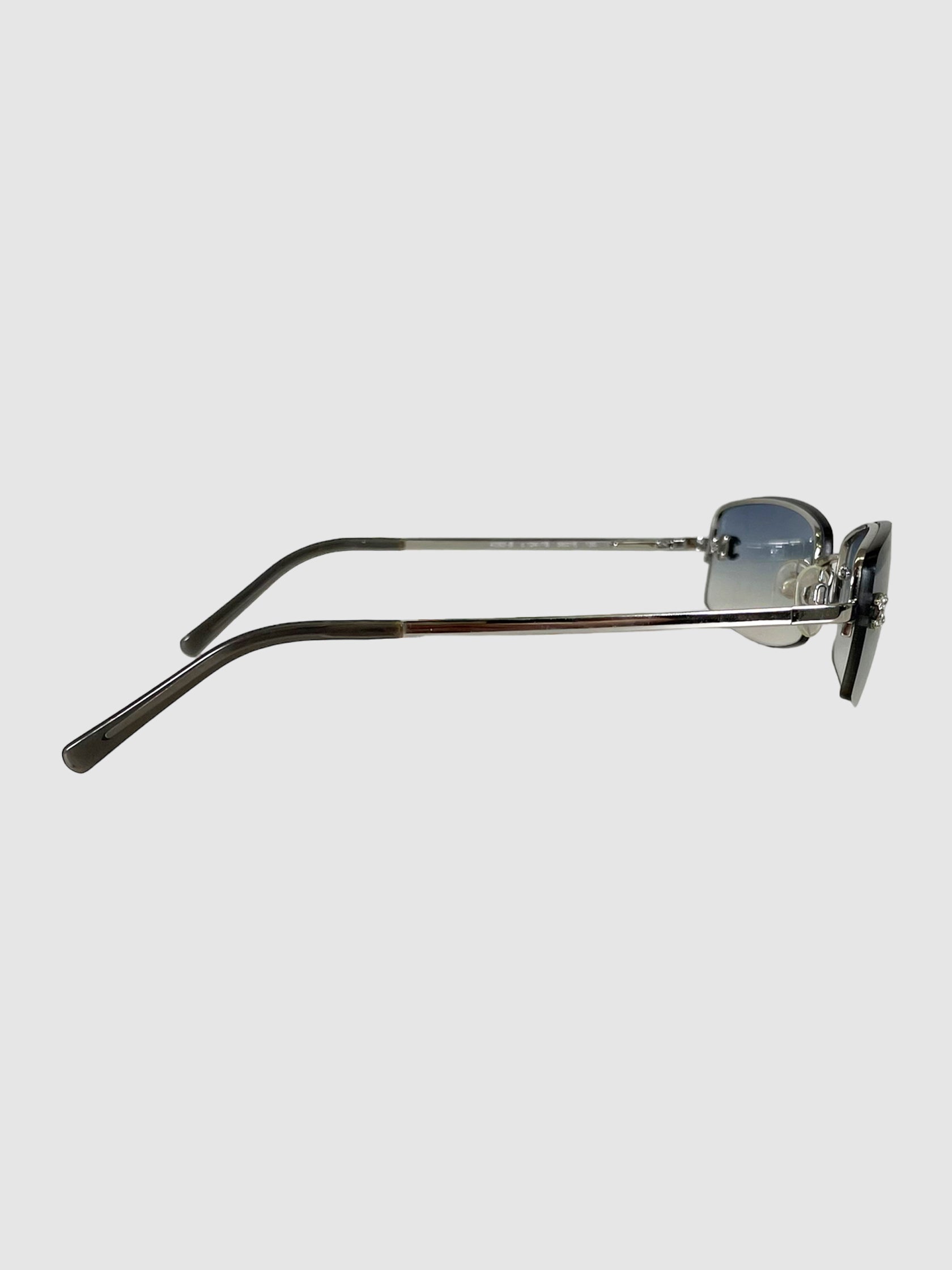 Rectangular Rimless Sunglasses