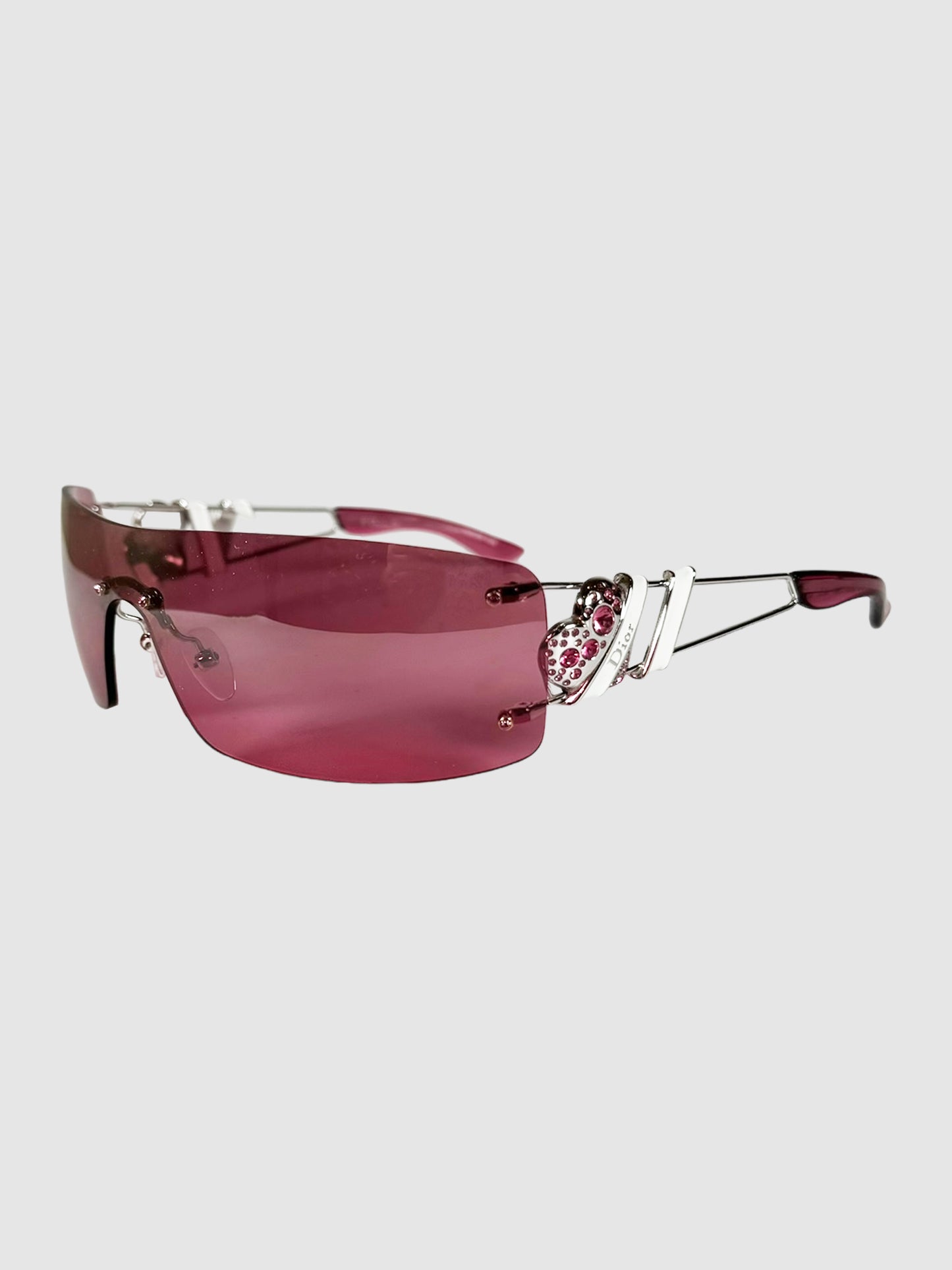 Heart Core Shield Tinted Sunglasses