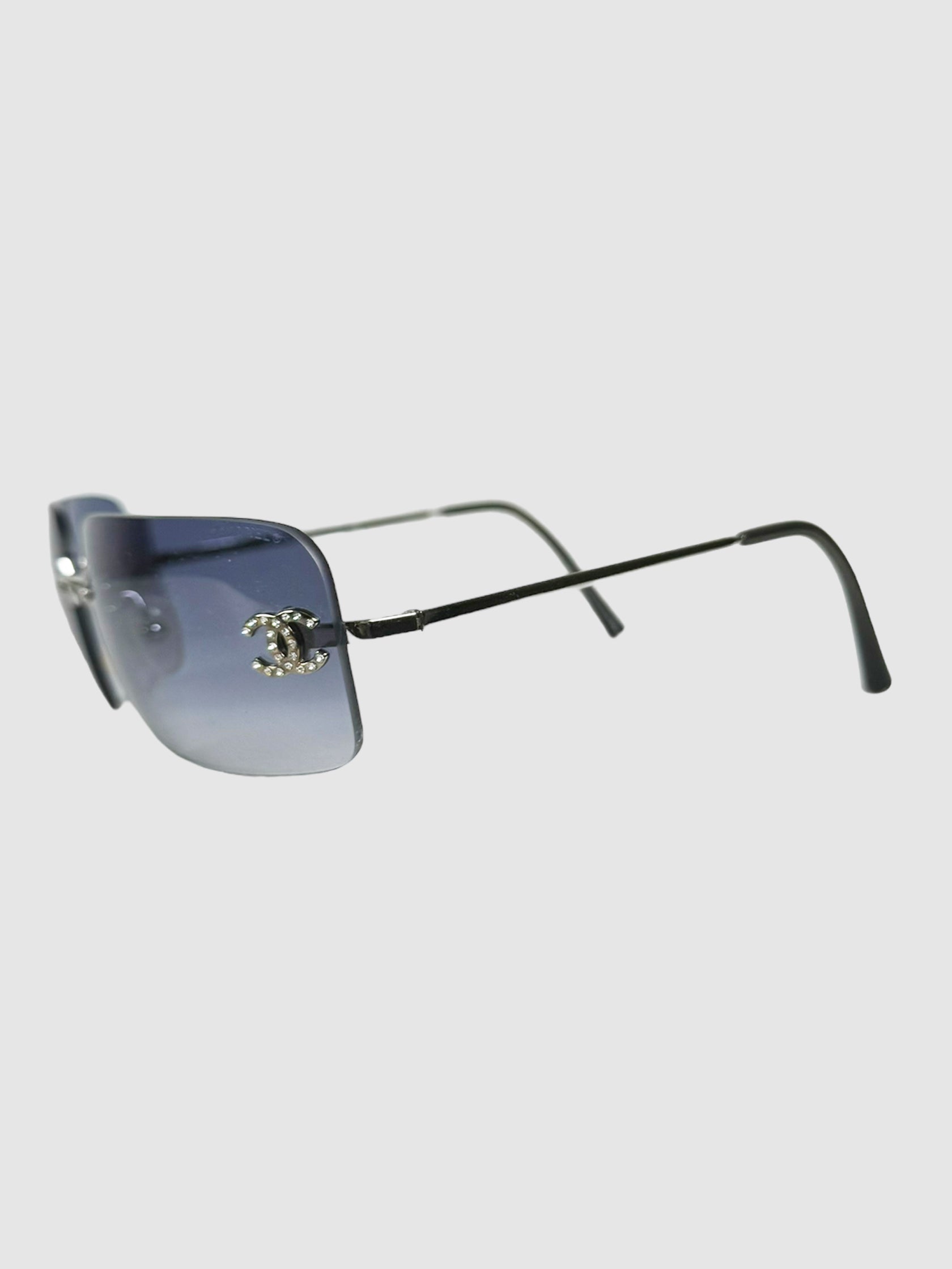 Tinted Rectangular Sunglasses
