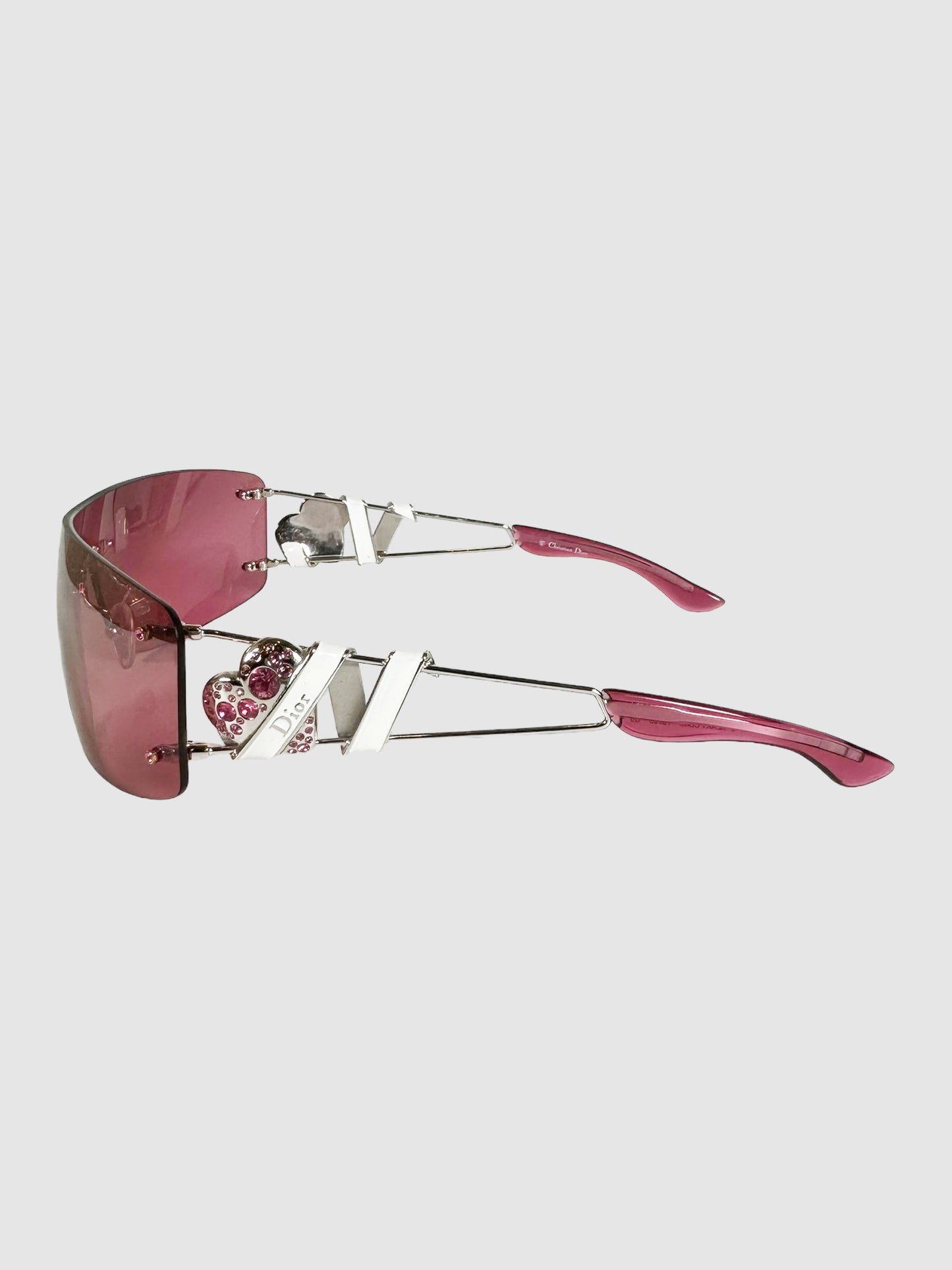 Heart Core Shield Tinted Sunglasses