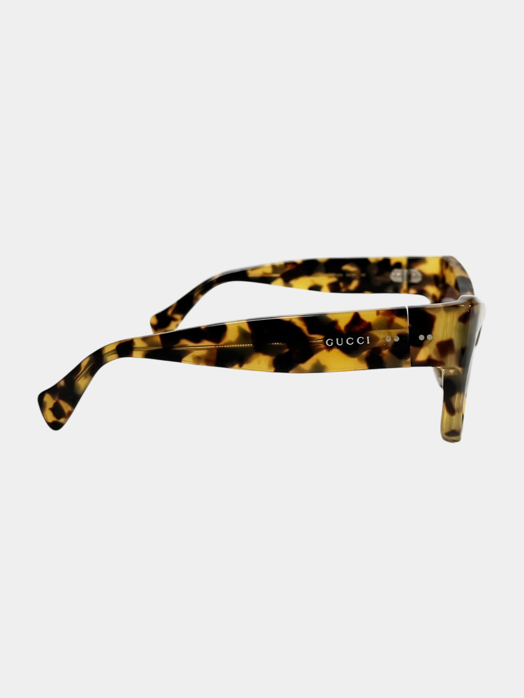 Tortoiseshell Semi-Cat Eye Sunglasses