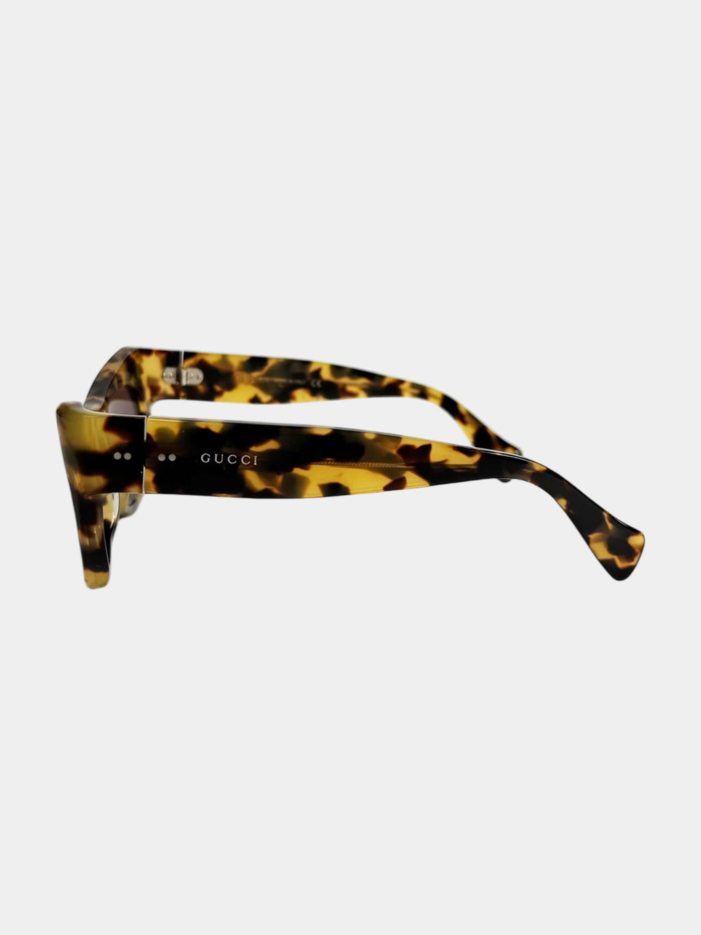 Tortoiseshell Semi-Cat Eye Sunglasses