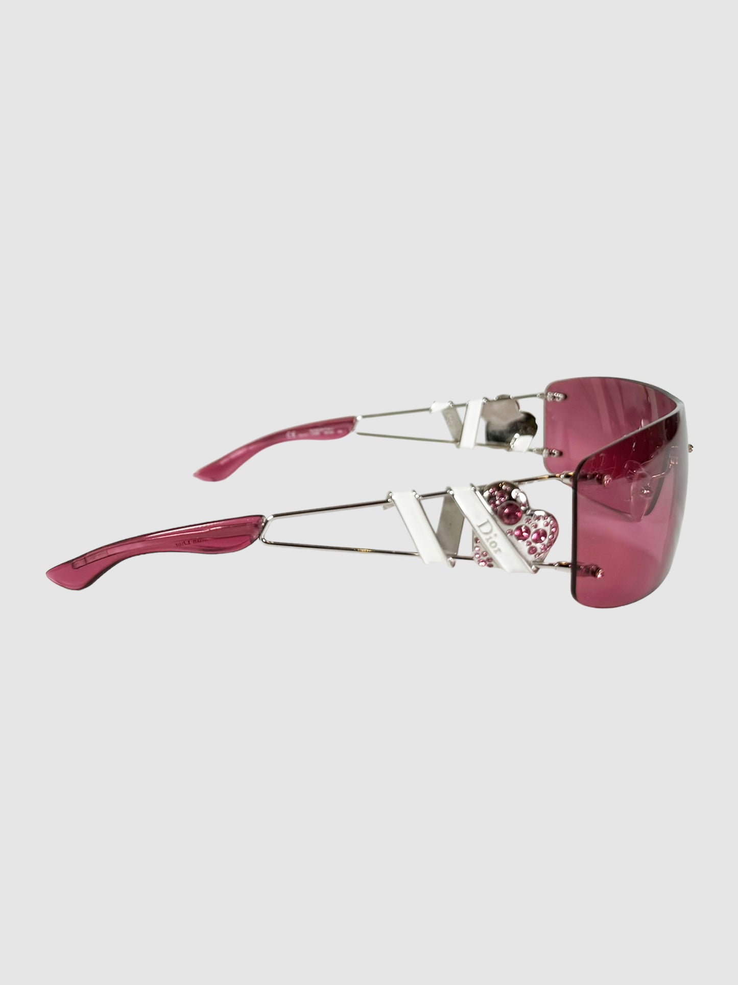 Heart Core Shield Tinted Sunglasses