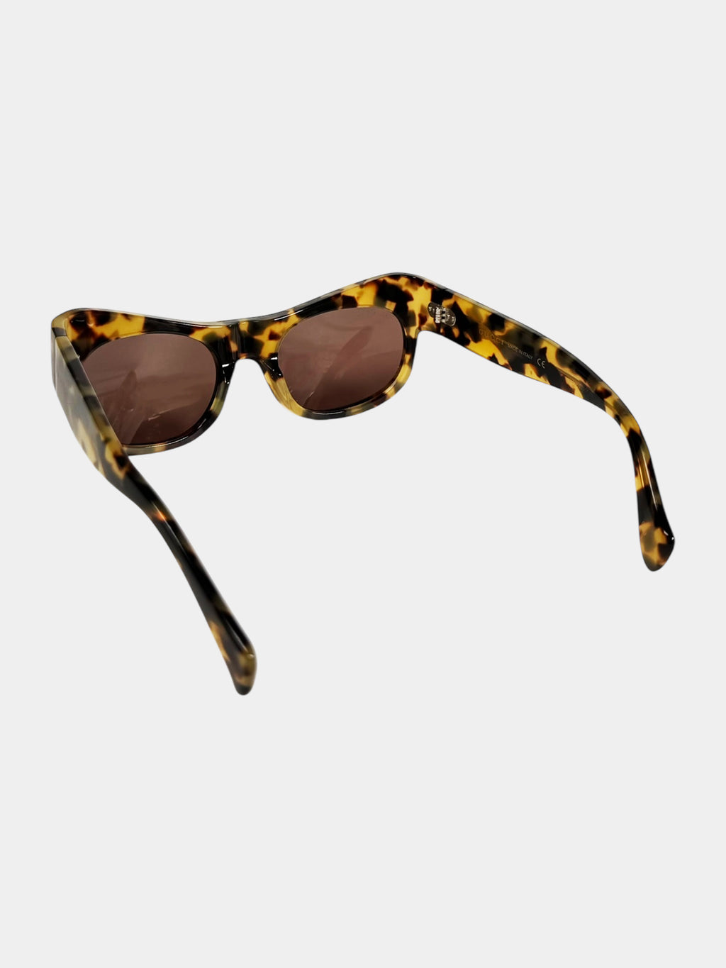 Tortoiseshell Semi-Cat Eye Sunglasses